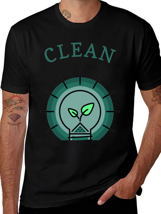 Clean Energy Graphic Tee - Eco-Friendly Style