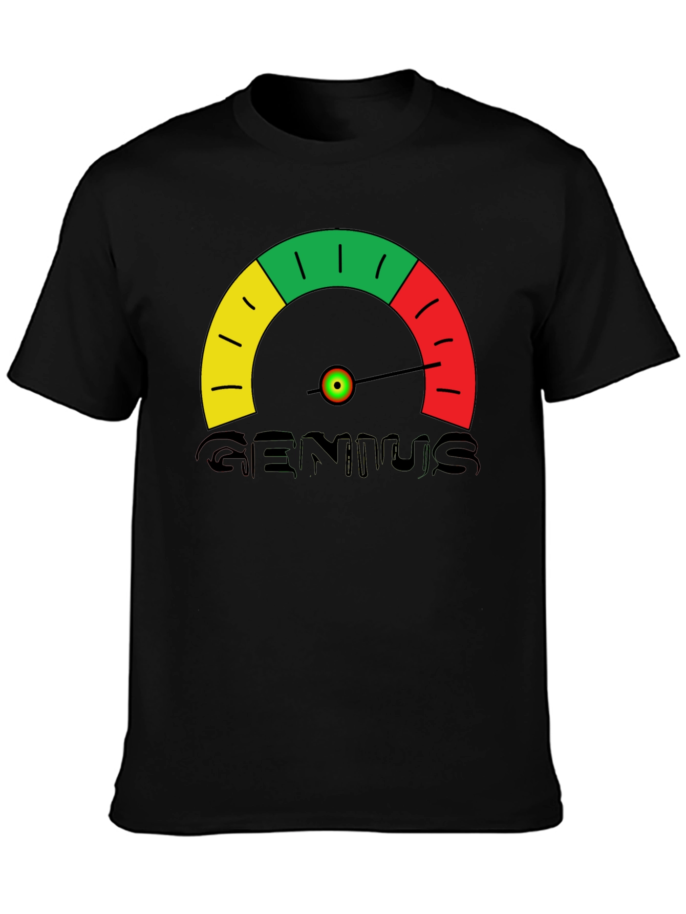 Genius Meter T-Shirt - Novelty Graphic Tee
