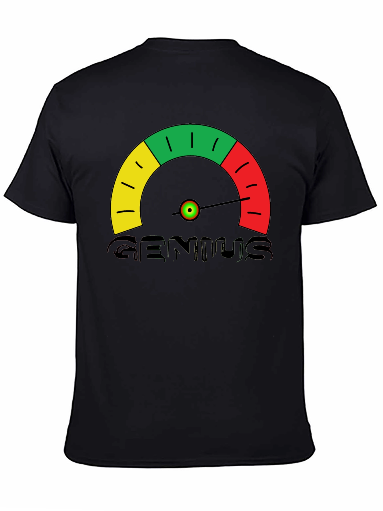 Genius Meter T-Shirt - Novelty Graphic Tee