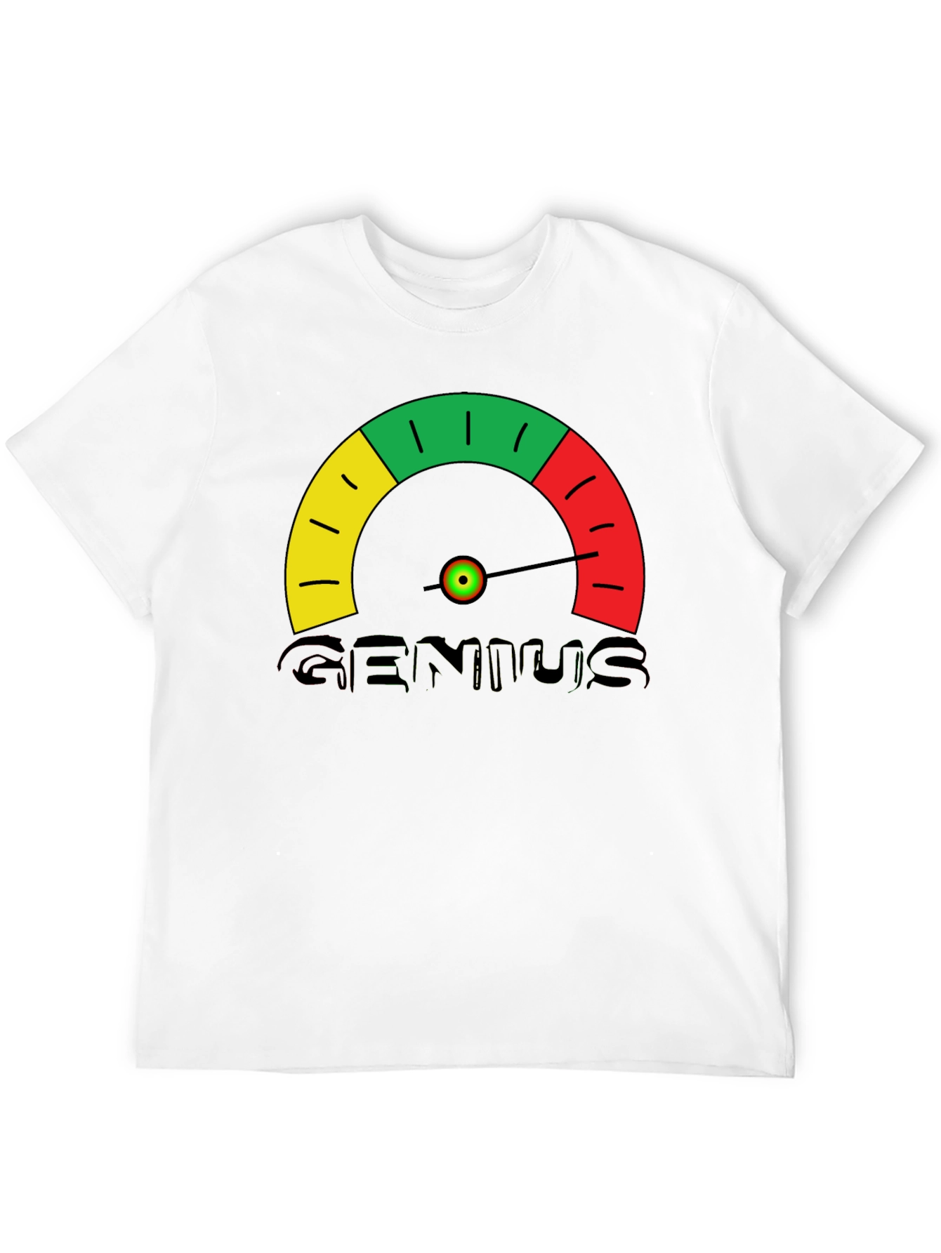Genius Meter T-Shirt - Novelty Graphic Tee