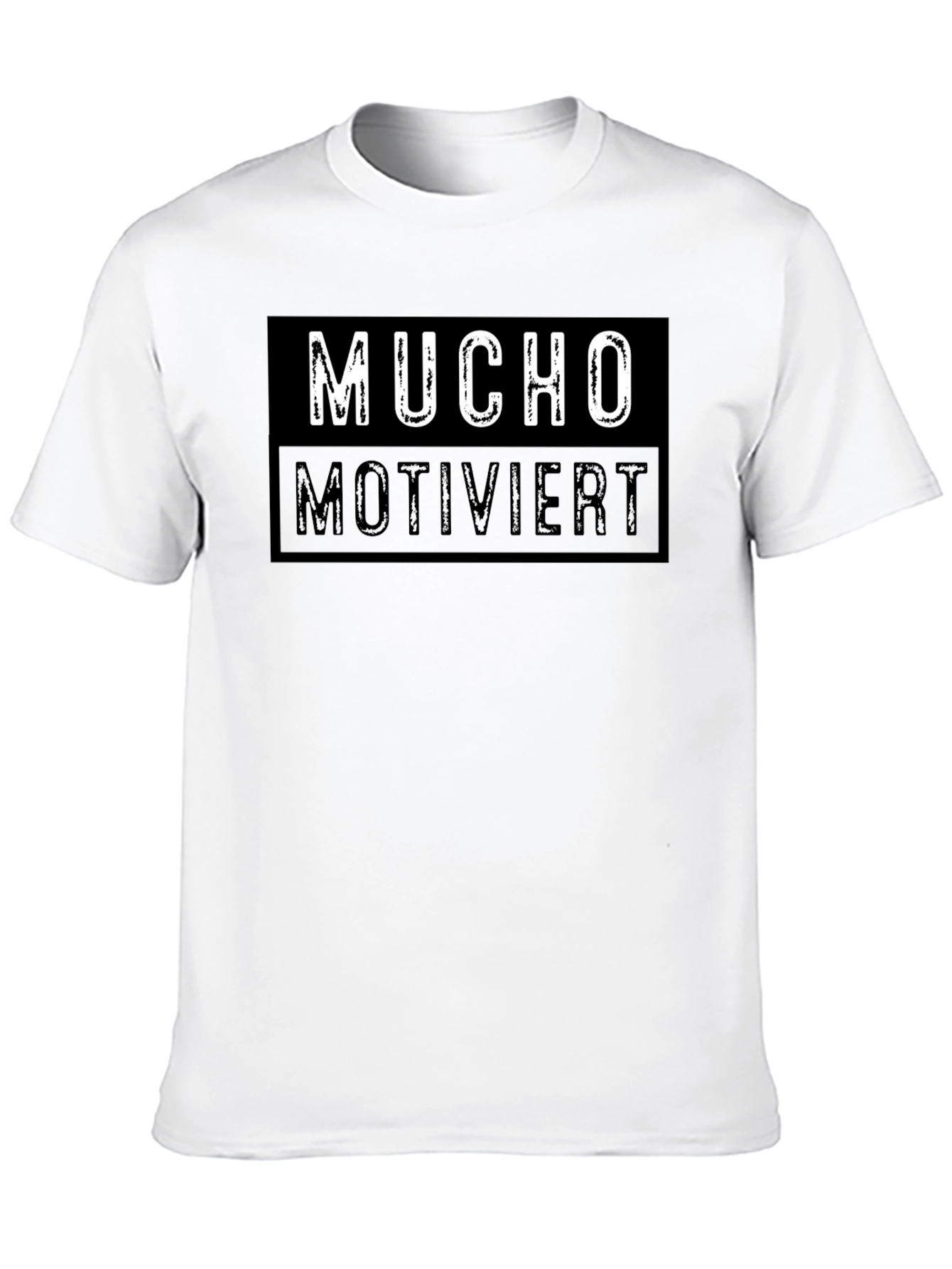 Mucho Motiviert Graphic Tee - Mens Black T-Shirt