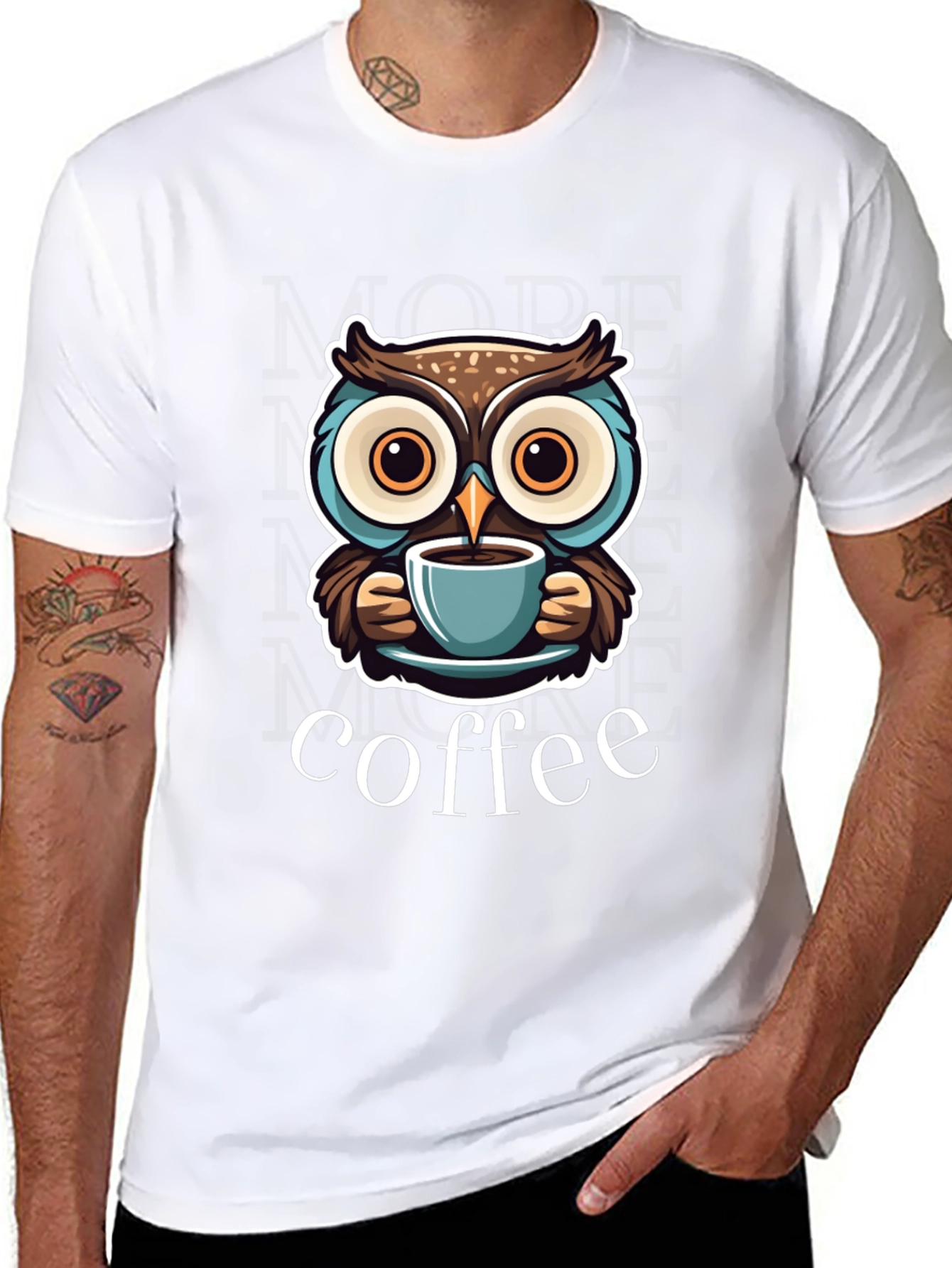 Owl Coffee Lover T-Shirt