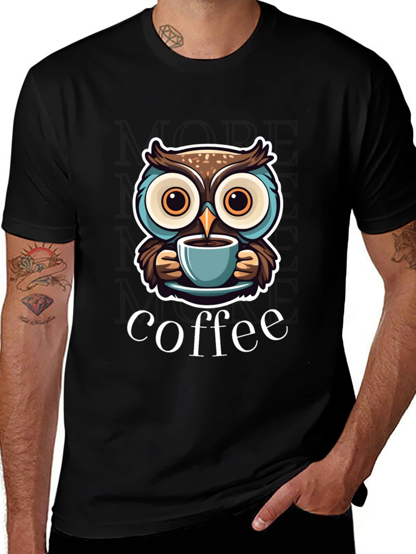 Owl Coffee Lover T-Shirt