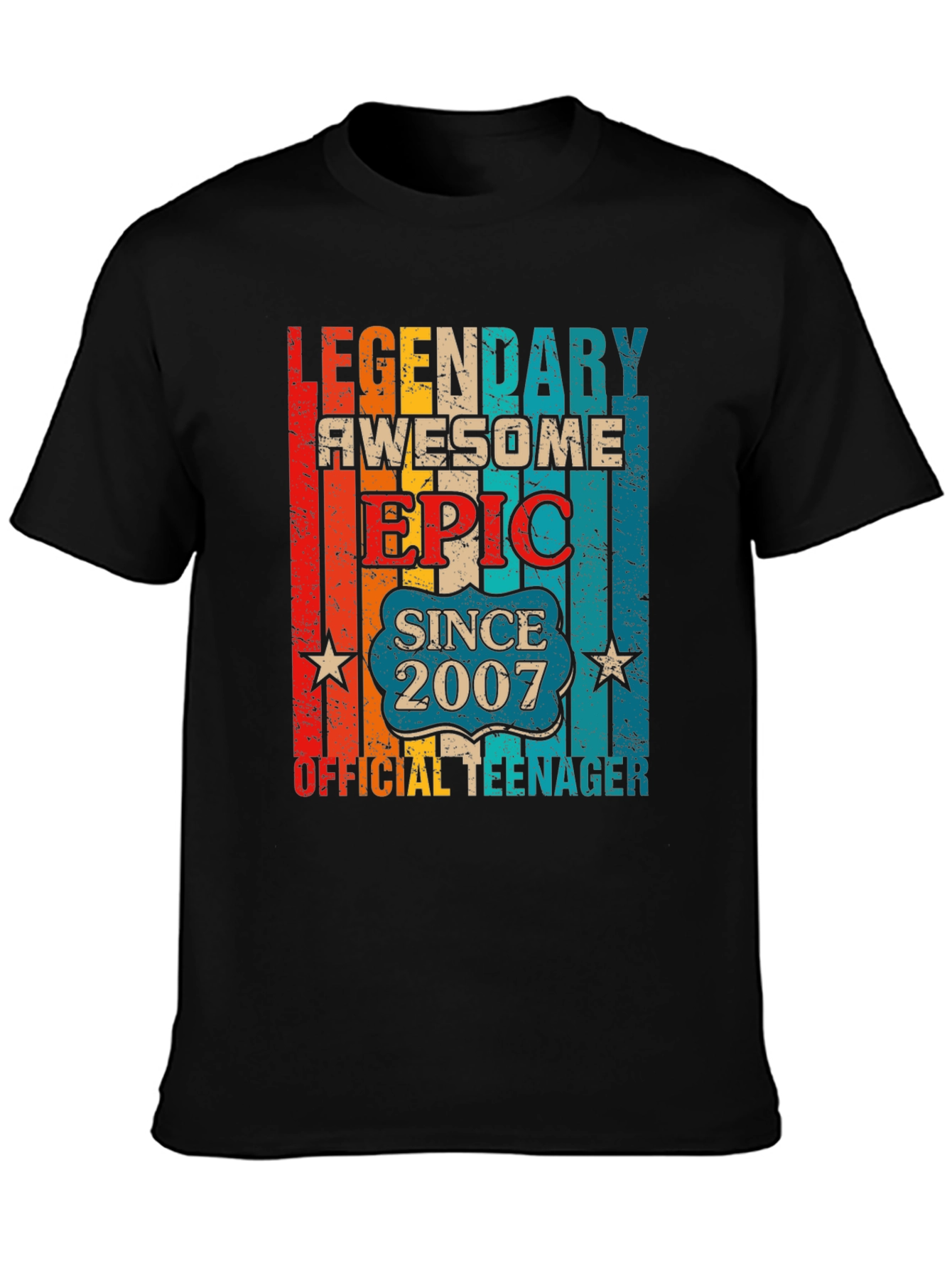 Legendary Since 2007 Official Teenager Graphic T-Shirt