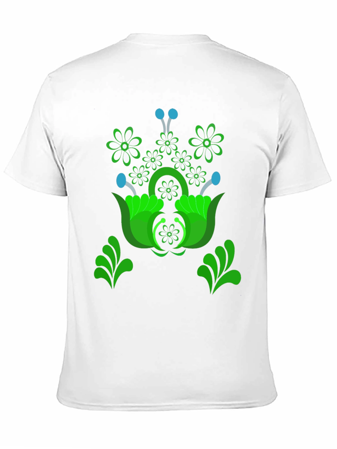 Floral Graphic Tee - Unique Design Shirt