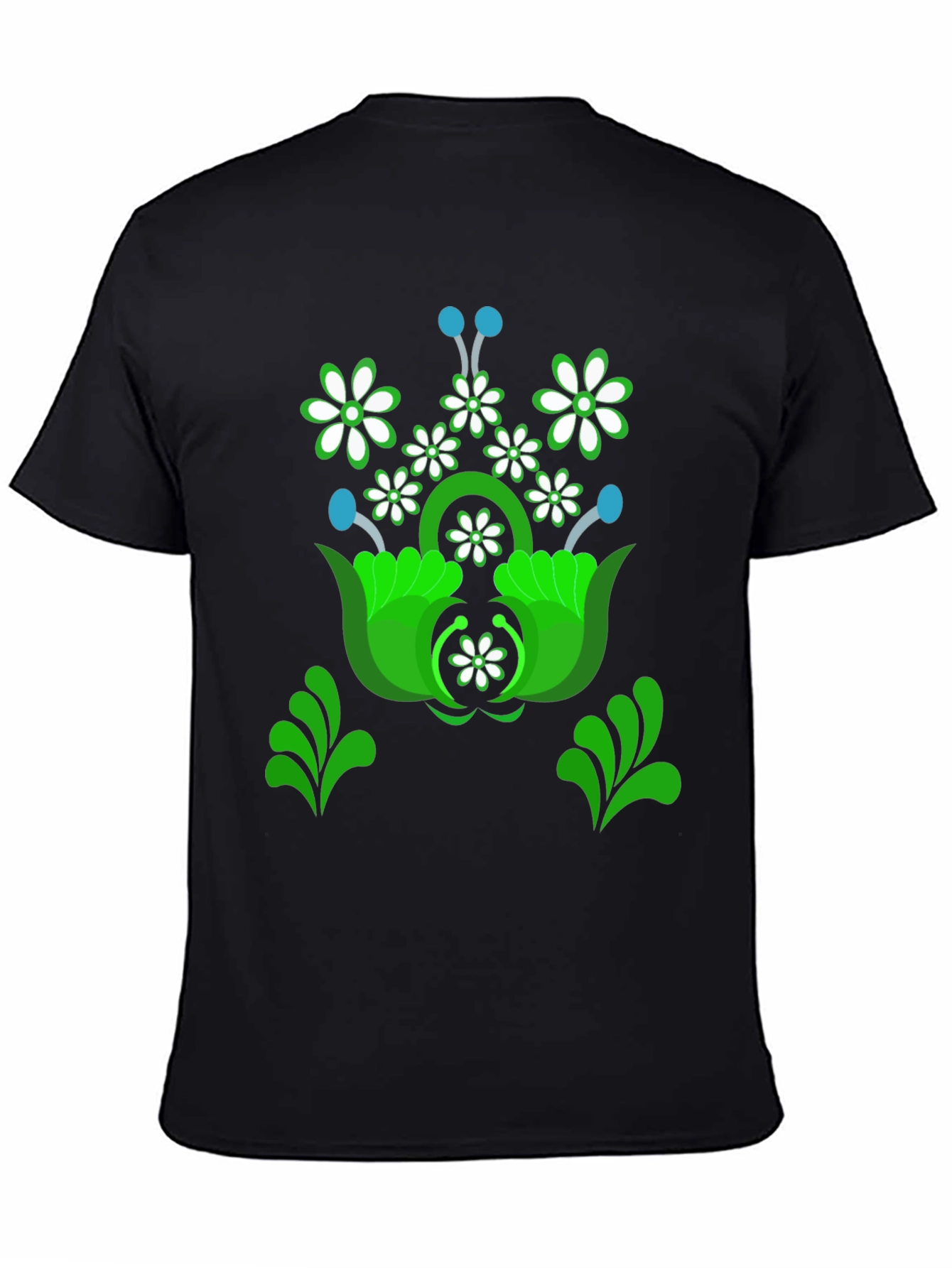 Floral Graphic Tee - Unique Design Shirt