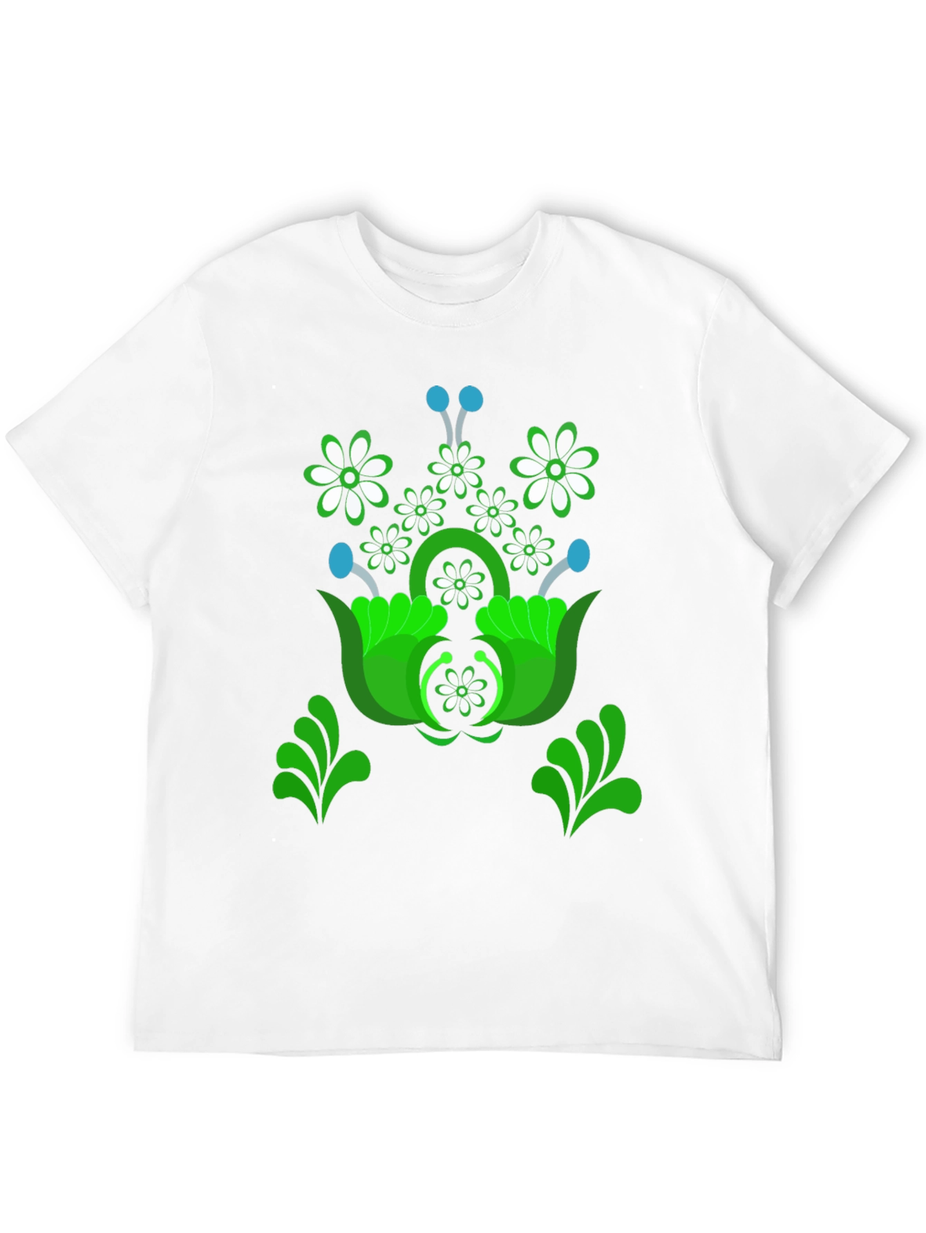 Floral Graphic Tee - Unique Design Shirt