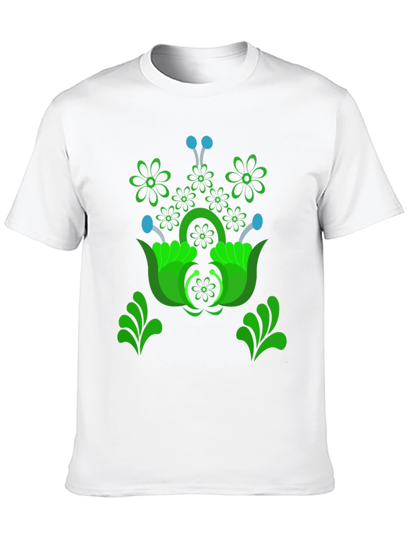 Floral Graphic Tee - Unique Design Shirt