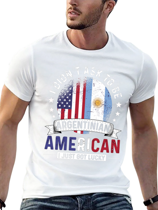 Argentinian American Flag T-Shirt