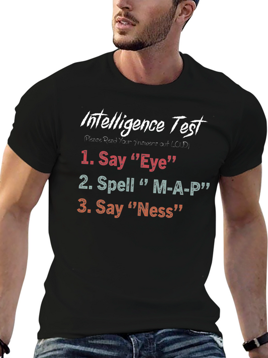 Intelligence Test Graphic Tee
