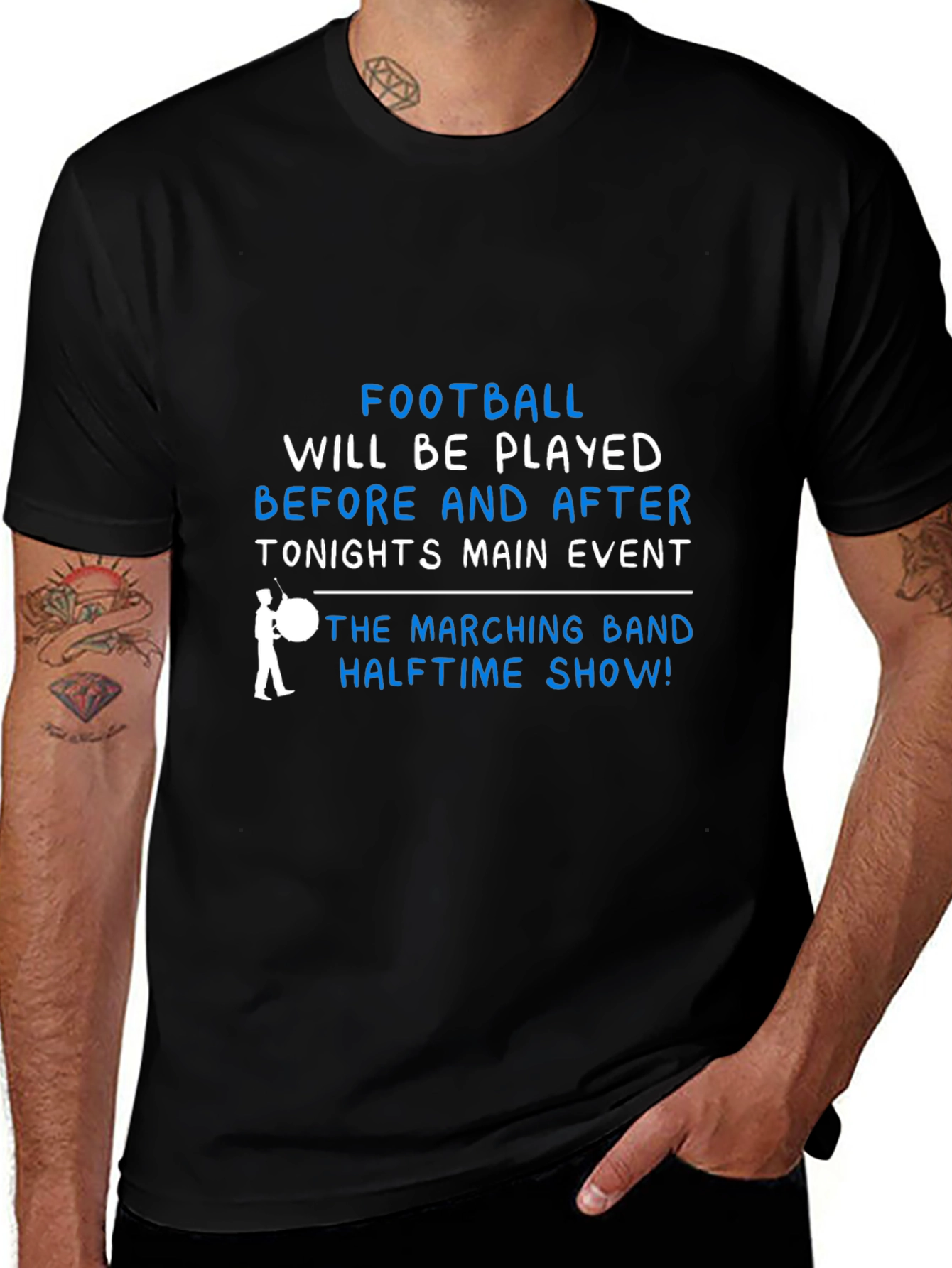Football & Marching Band Halftime Show T-Shirt