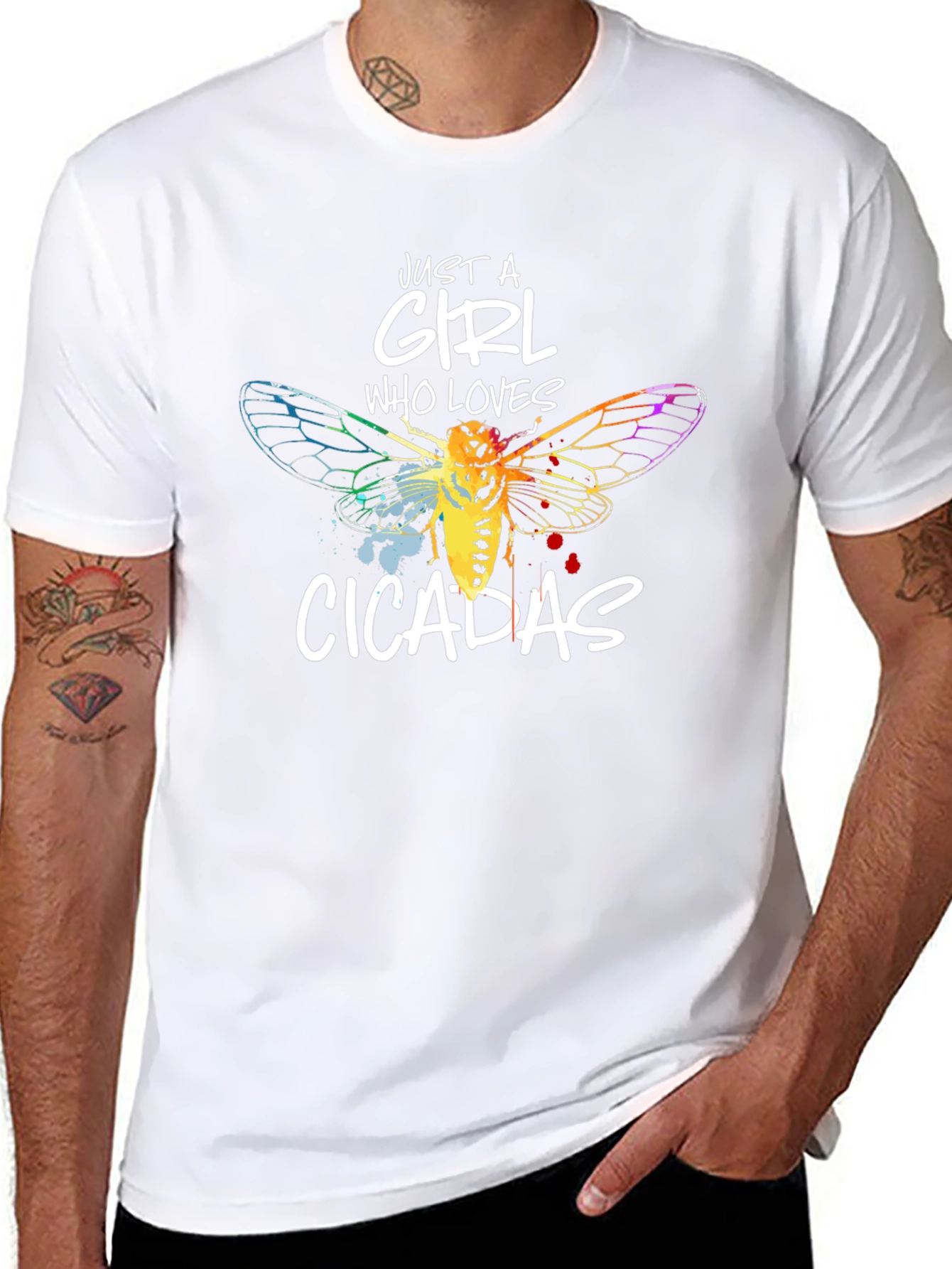 Just A Girl Who Loves Cicadas T-Shirt