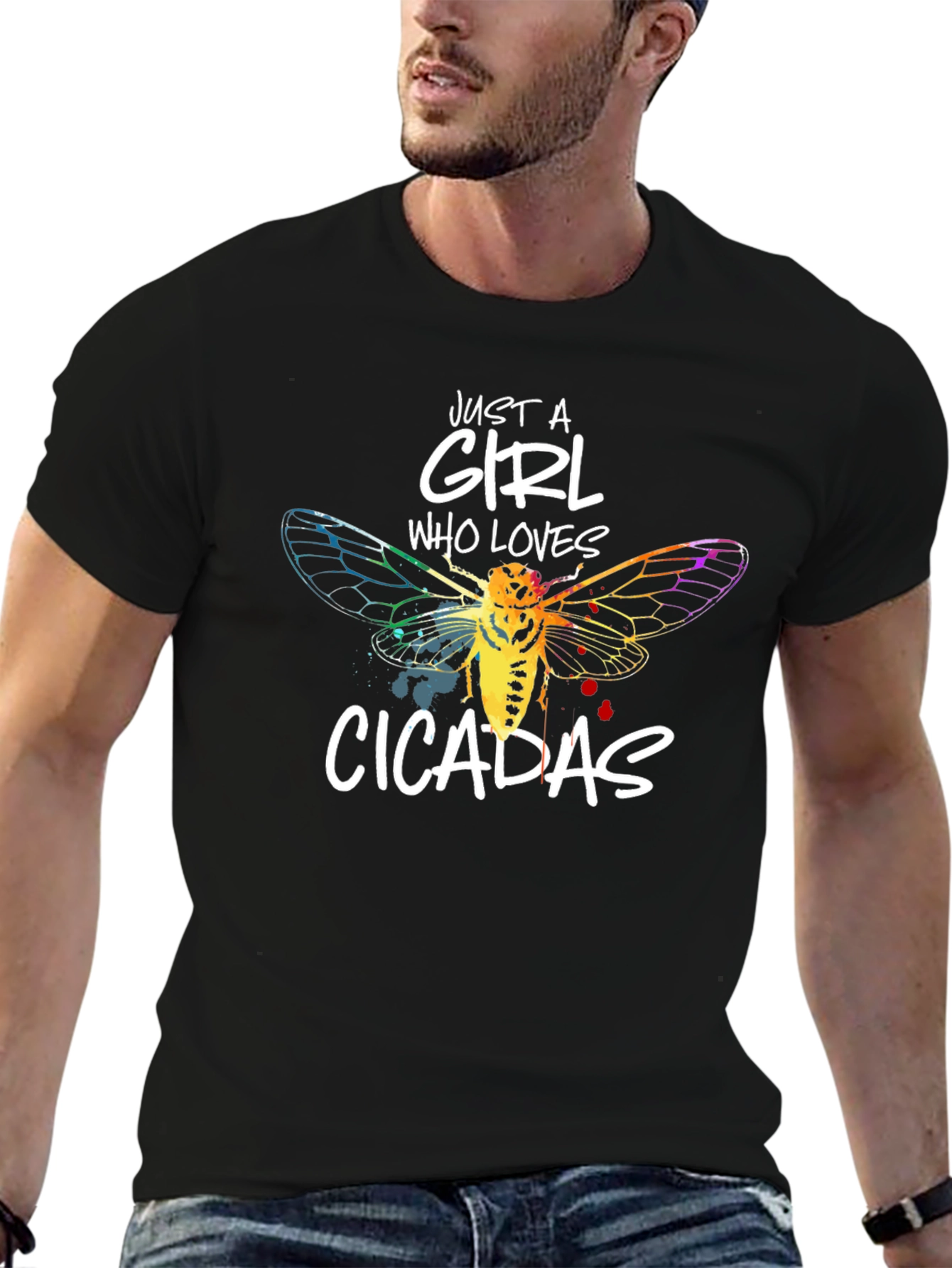 Just A Girl Who Loves Cicadas T-Shirt