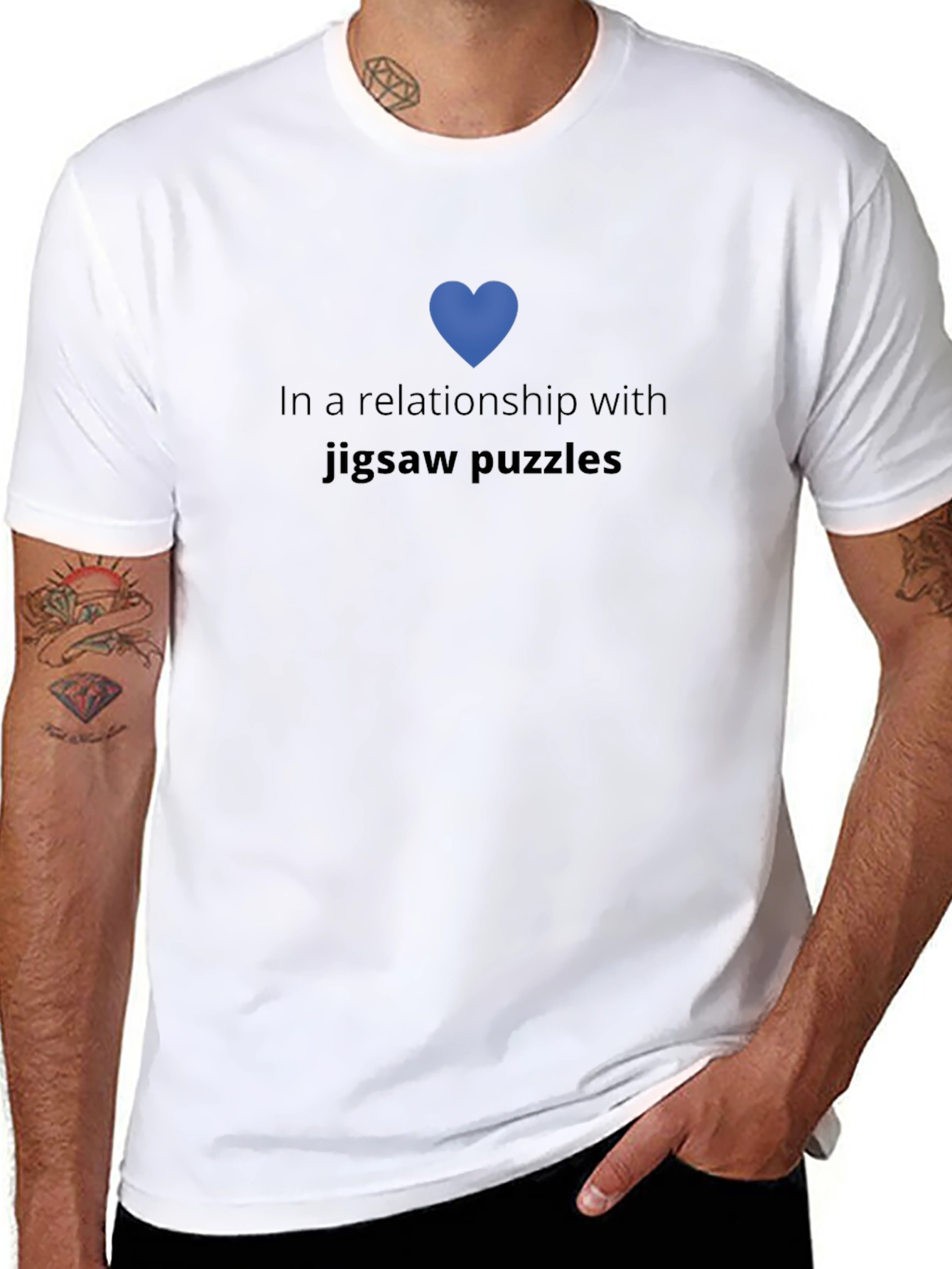 Jigsaw Puzzle Relationship T-Shirt