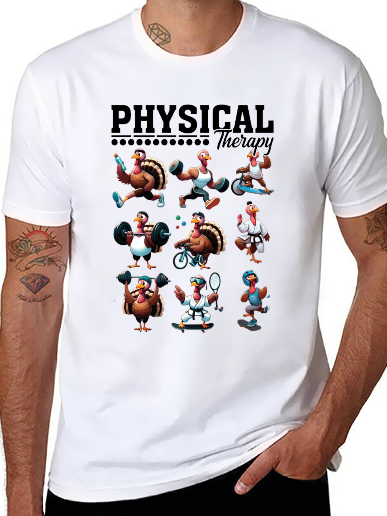 Physical Therapy Turkey T-Shirt