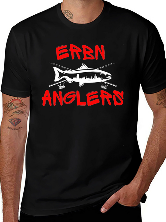 ERBN Anglers Fishing T-Shirt - Cityscape Fish Design