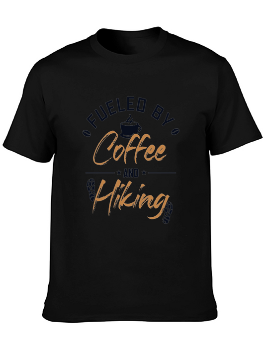 Fueled by Coffee and Hiking Graphic T-Shirt