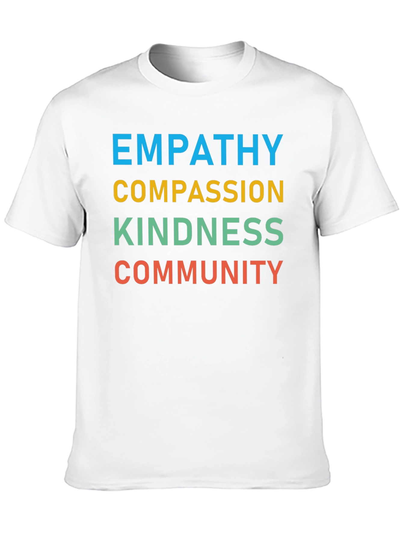 Empathy Compassion Kindness Community Black T-Shirt
