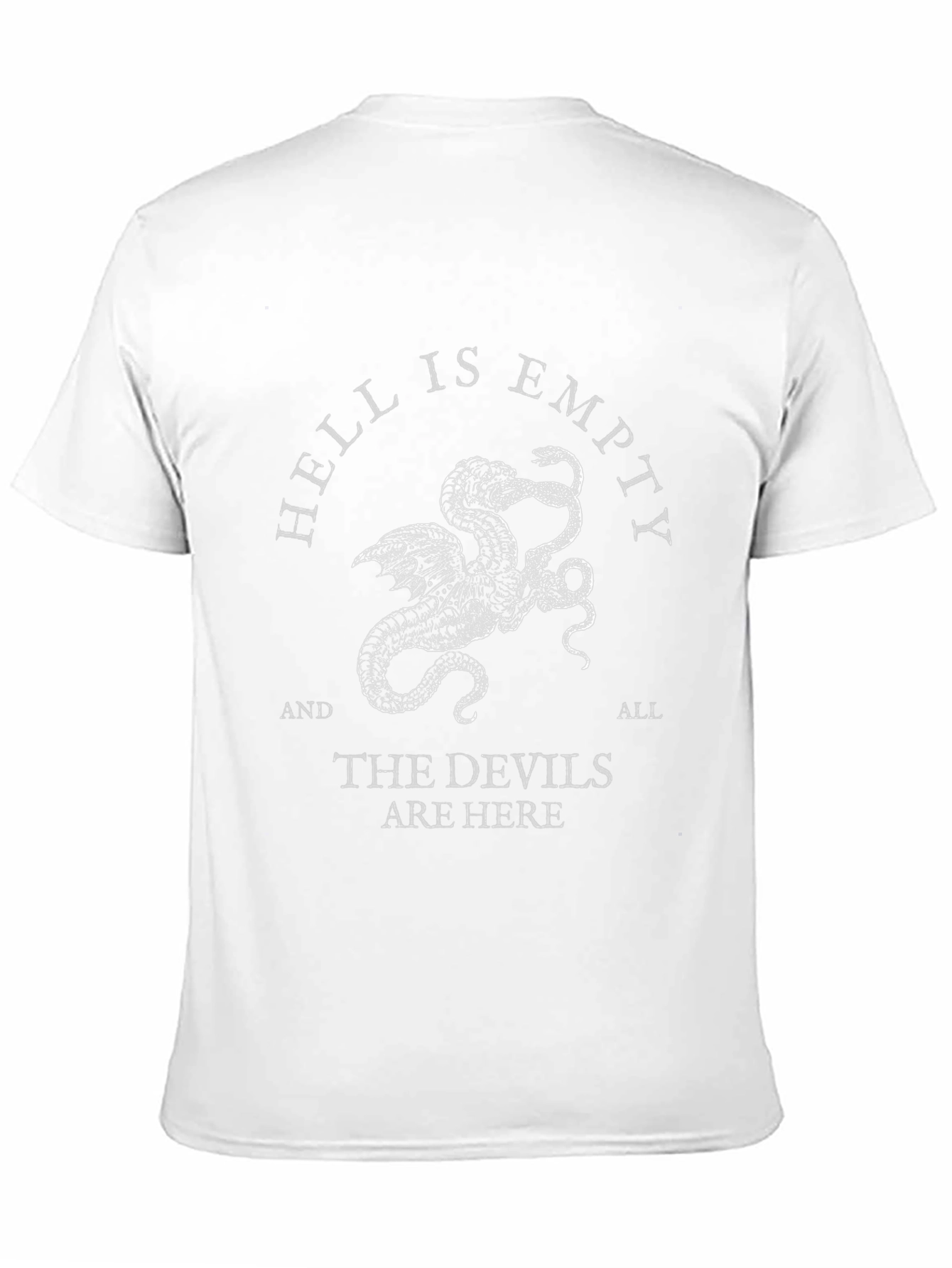 Hell is Empty Graphic Tee - Mens Black T-Shirt