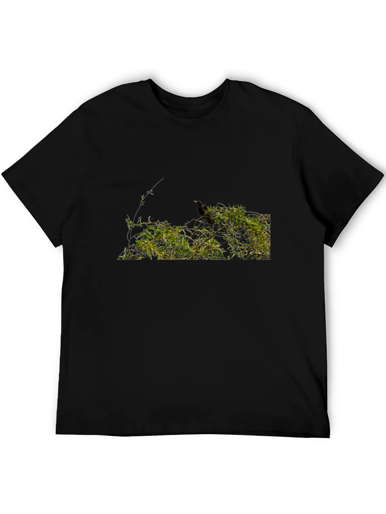 Nature Scene Black T-Shirt