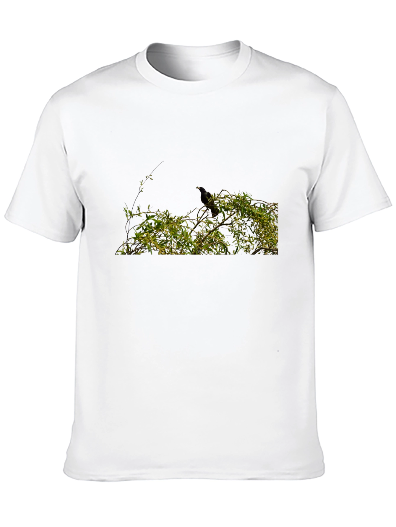 Nature Scene Black T-Shirt