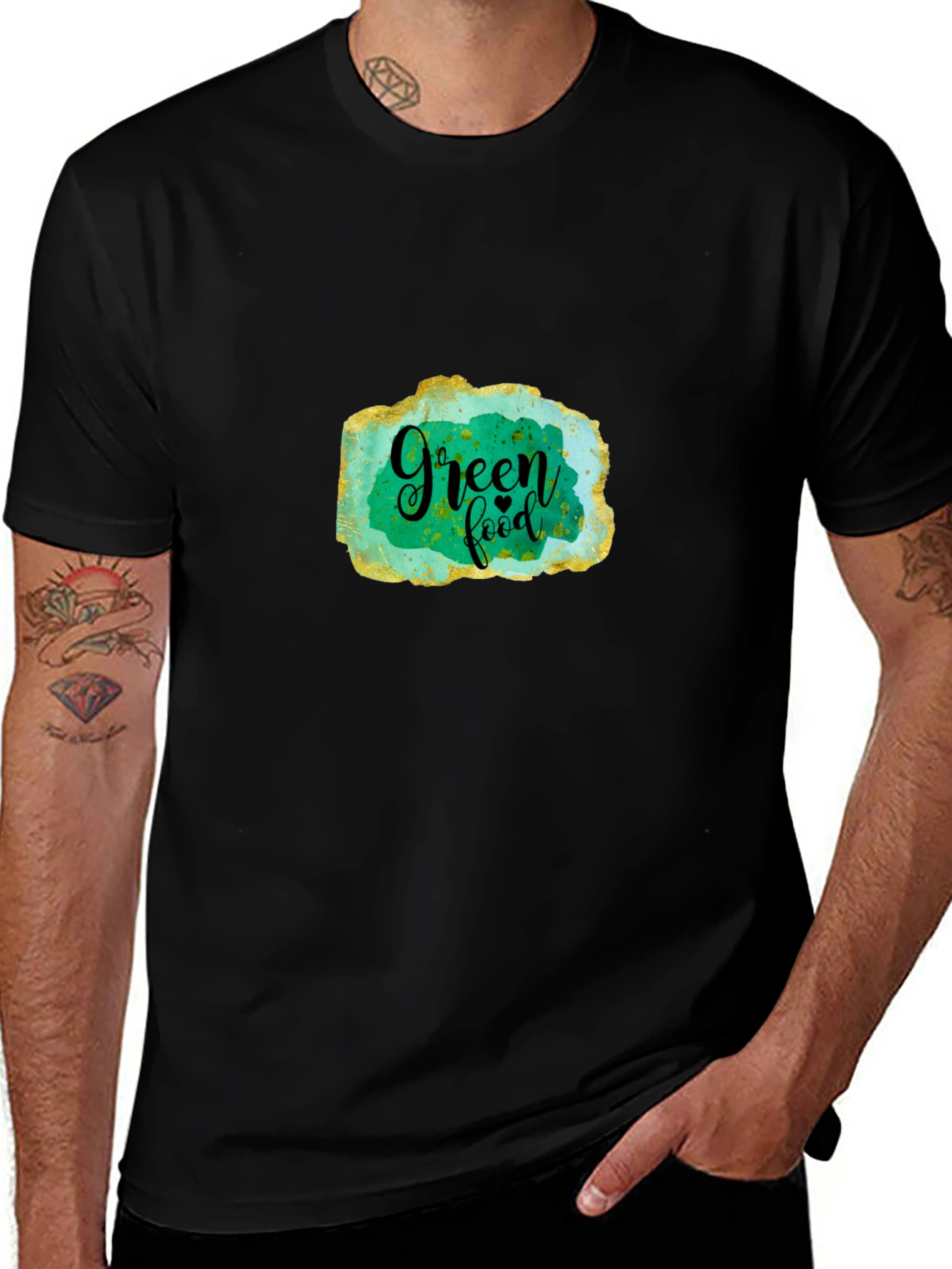 Green Food T-Shirt - Stylish & Eco-Friendly Design