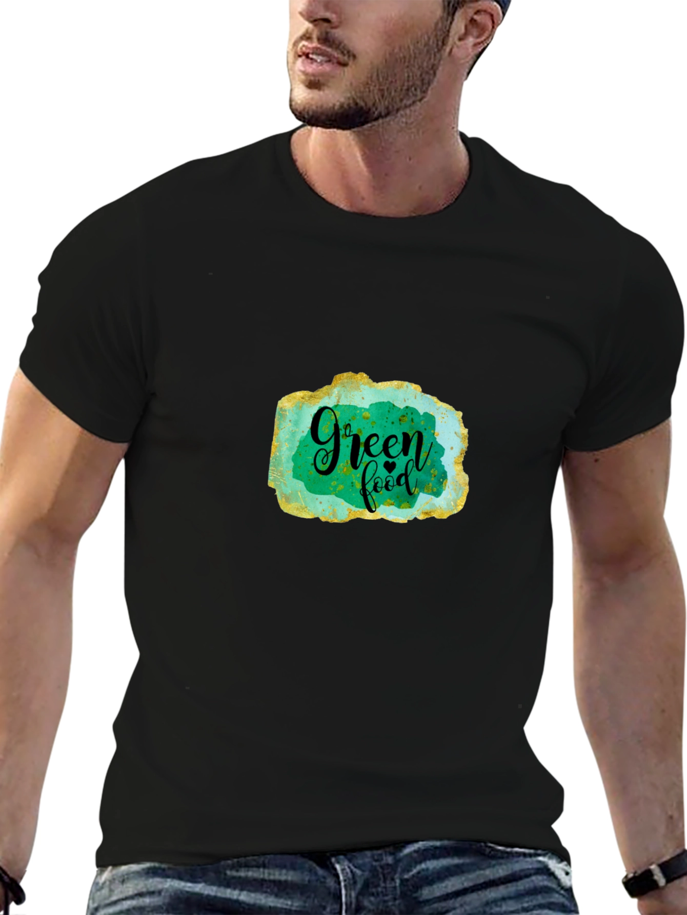 Green Food T-Shirt - Stylish & Eco-Friendly Design