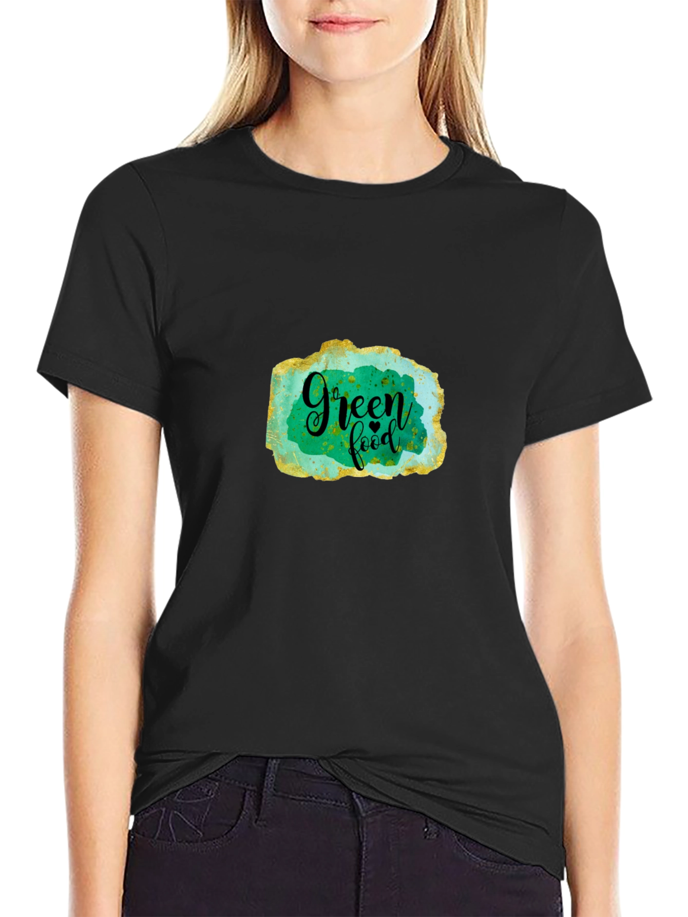 Green Food T-Shirt - Stylish & Eco-Friendly Design