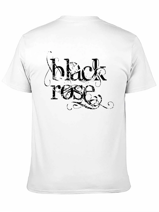 Black Rose Graphic T-Shirt - Stylish Dark Design