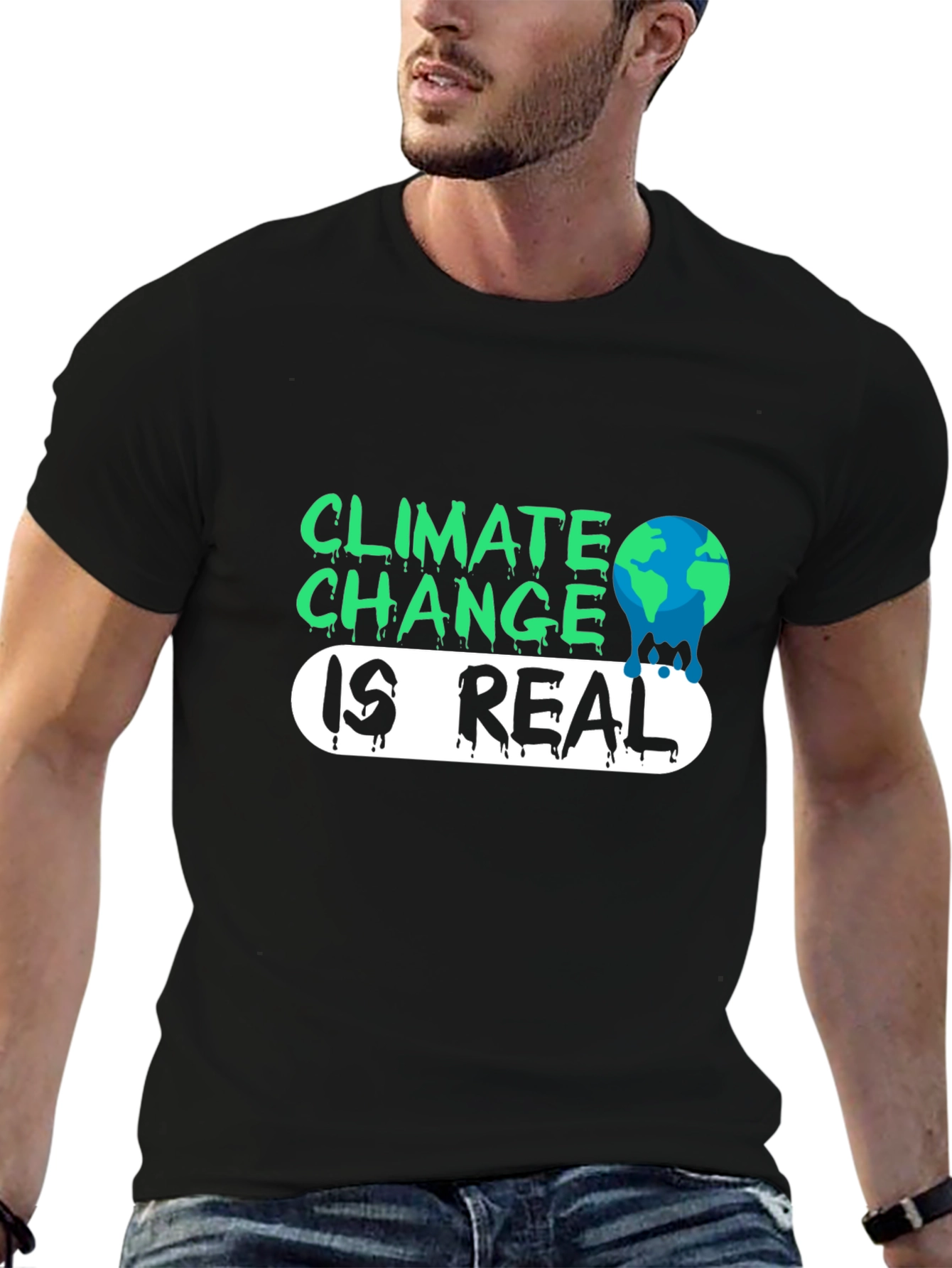 Climate Change is Real Graphic T-Shirt