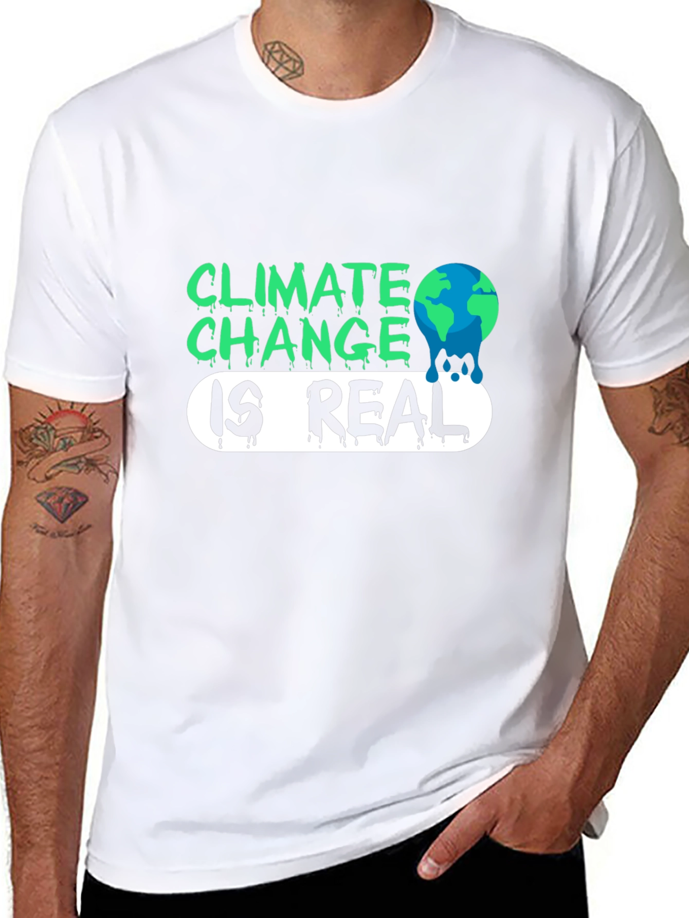 Climate Change is Real Graphic T-Shirt