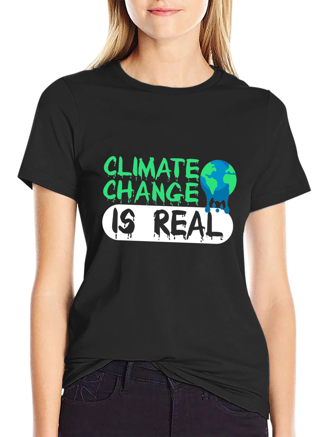 Climate Change is Real Graphic T-Shirt