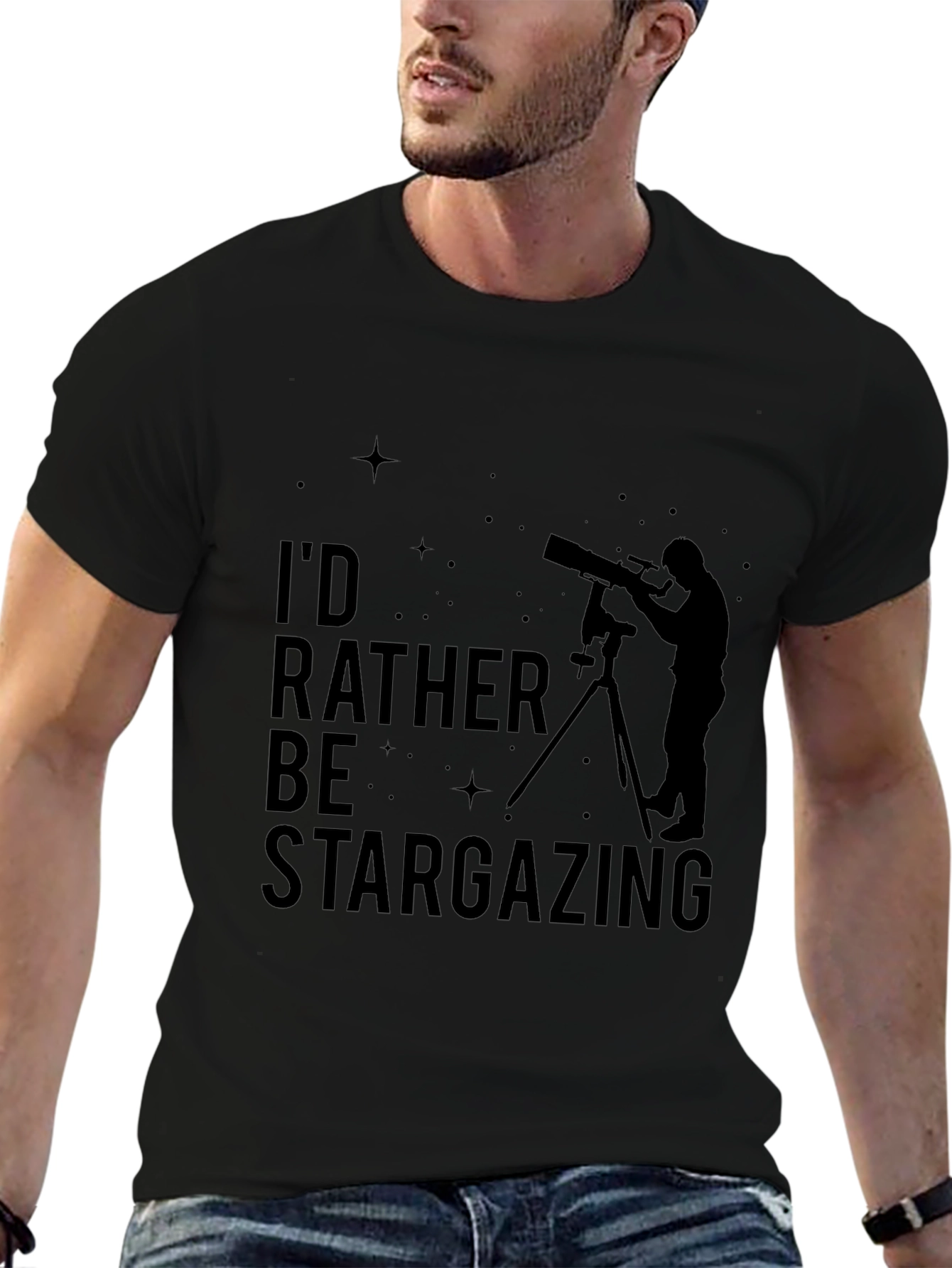 Stargazing T-Shirt - Astronomy Lover Tee