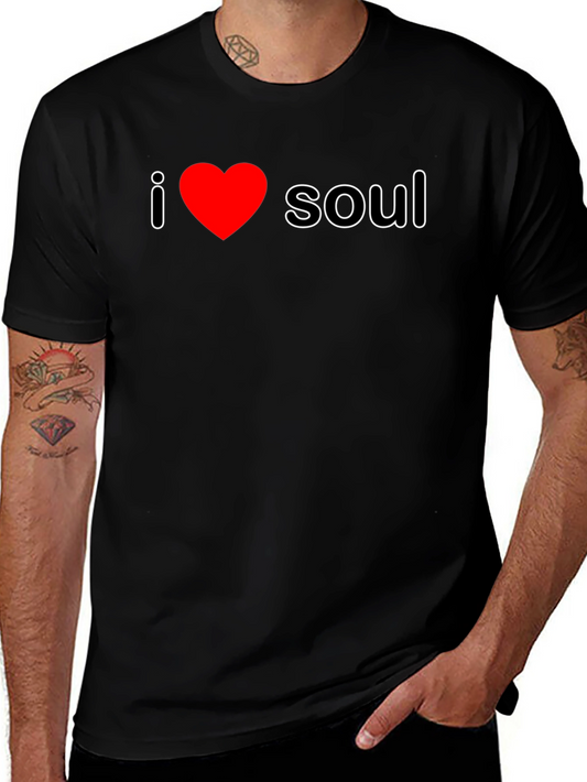 I Love Soul T-Shirt - Heart Graphic Tee