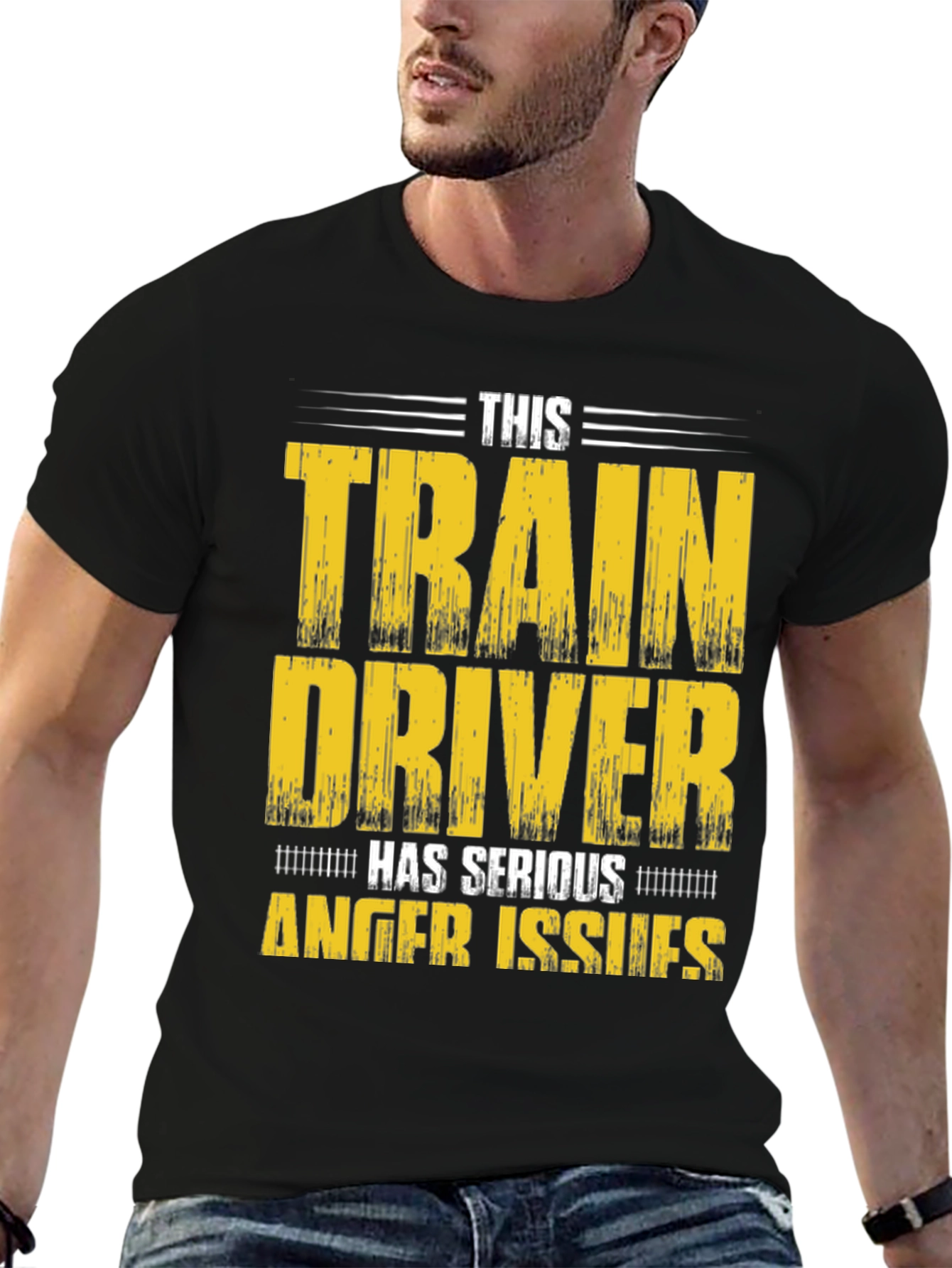 Train Driver Anger Issues T-Shirt - Novelty Graphic Tee