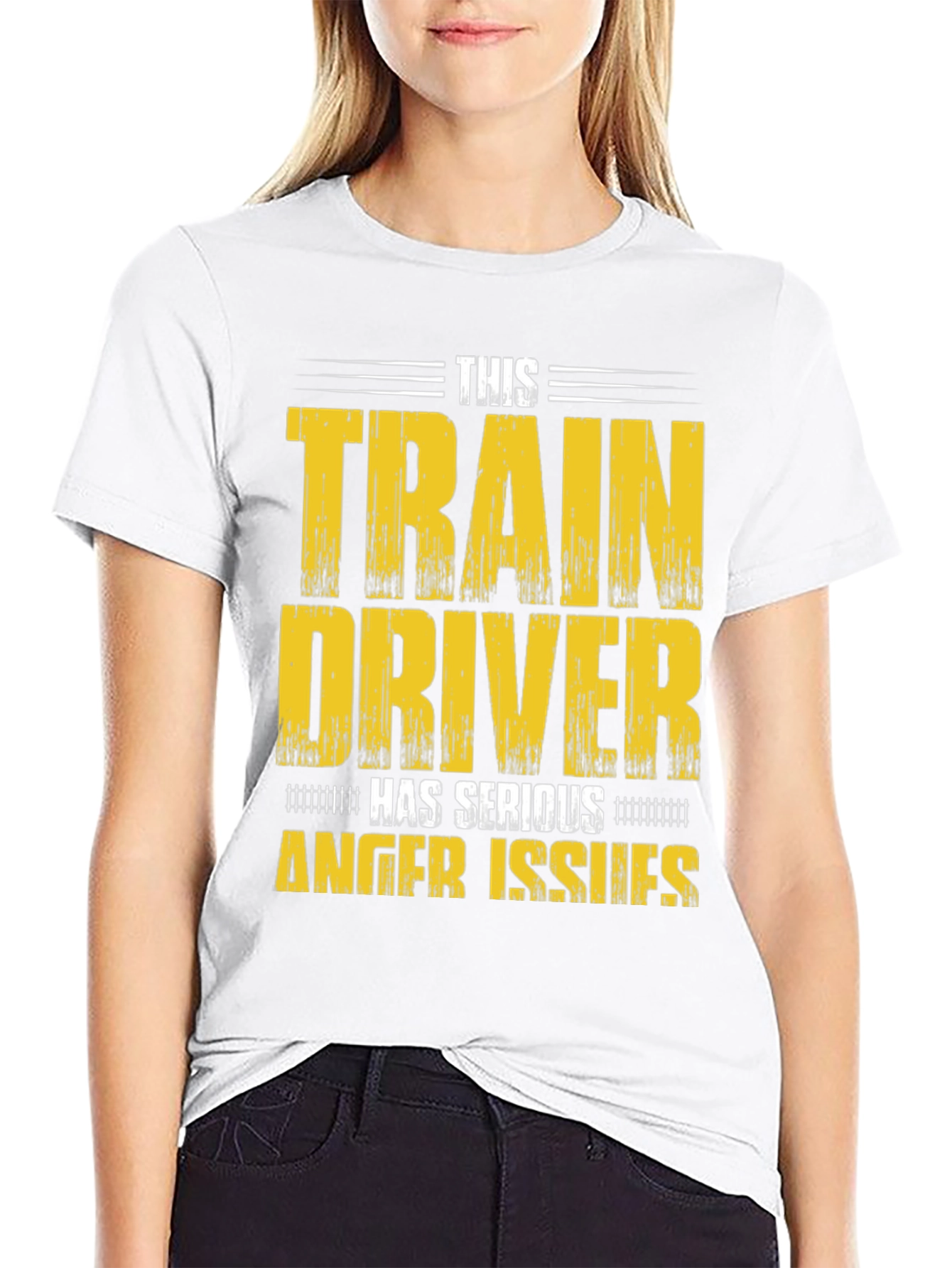 Train Driver Anger Issues T-Shirt - Novelty Graphic Tee