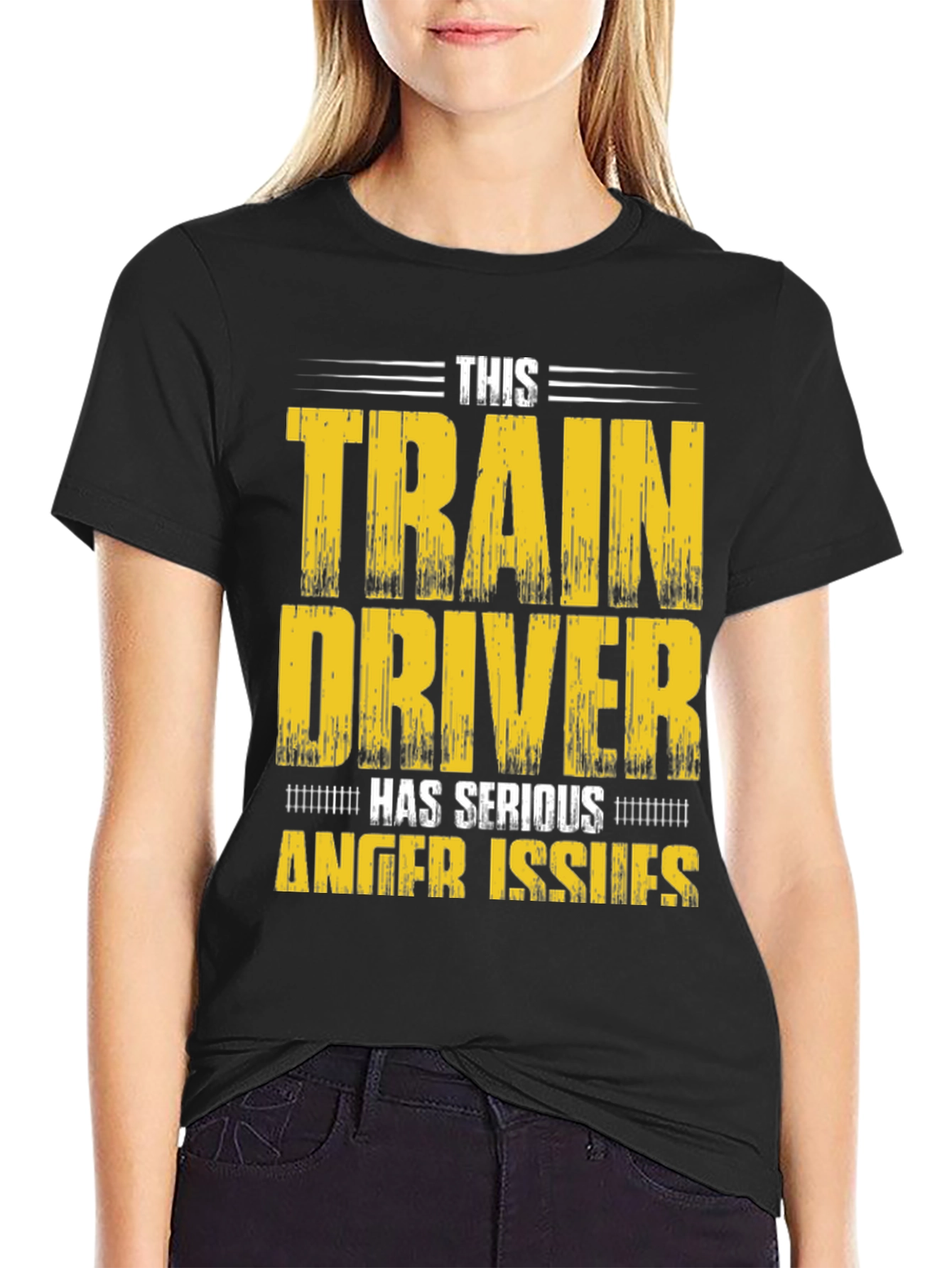 Train Driver Anger Issues T-Shirt - Novelty Graphic Tee