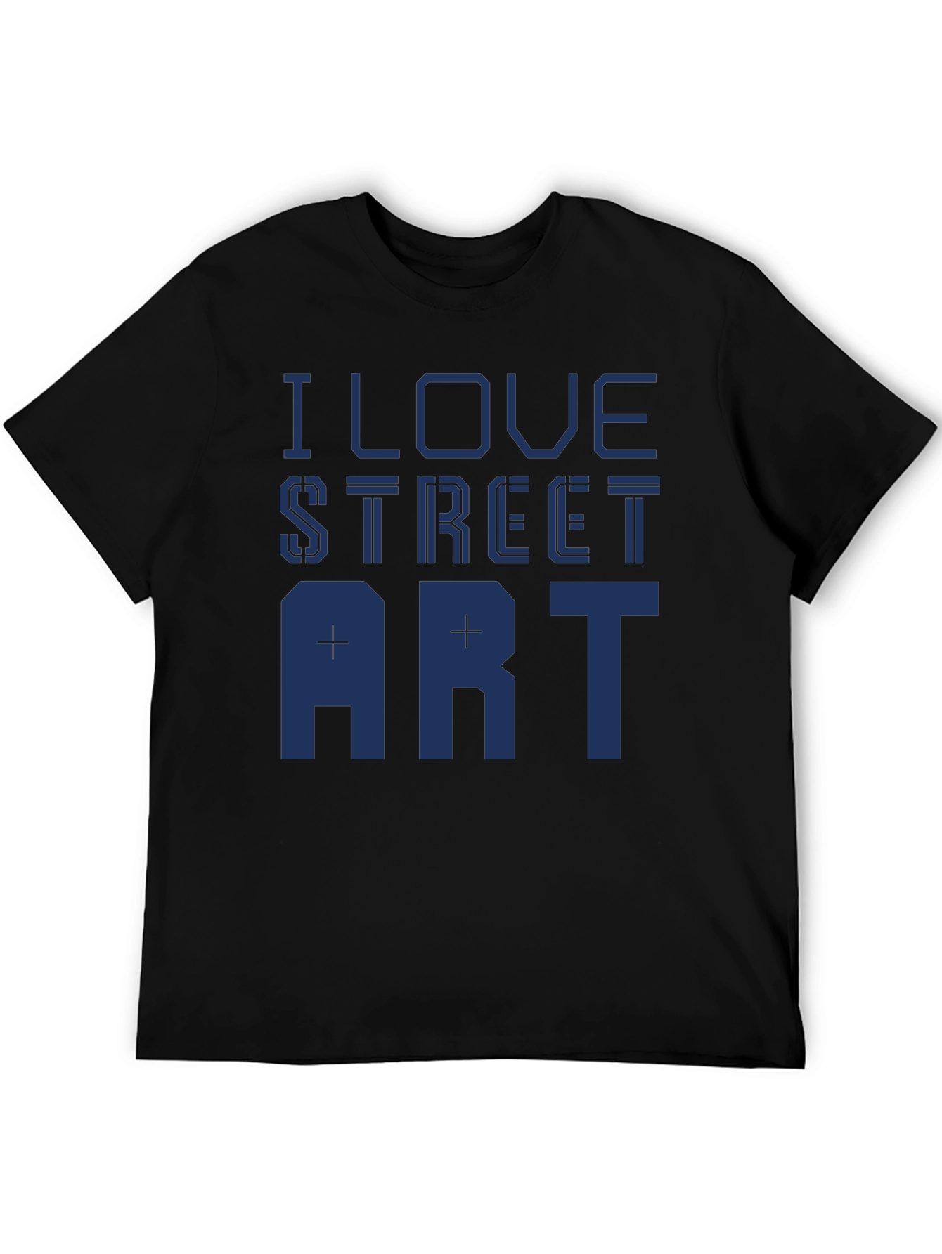 I Love Street Art Graphic Tee - Black