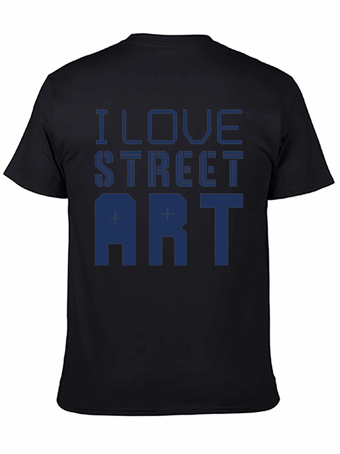 I Love Street Art Graphic Tee - Black