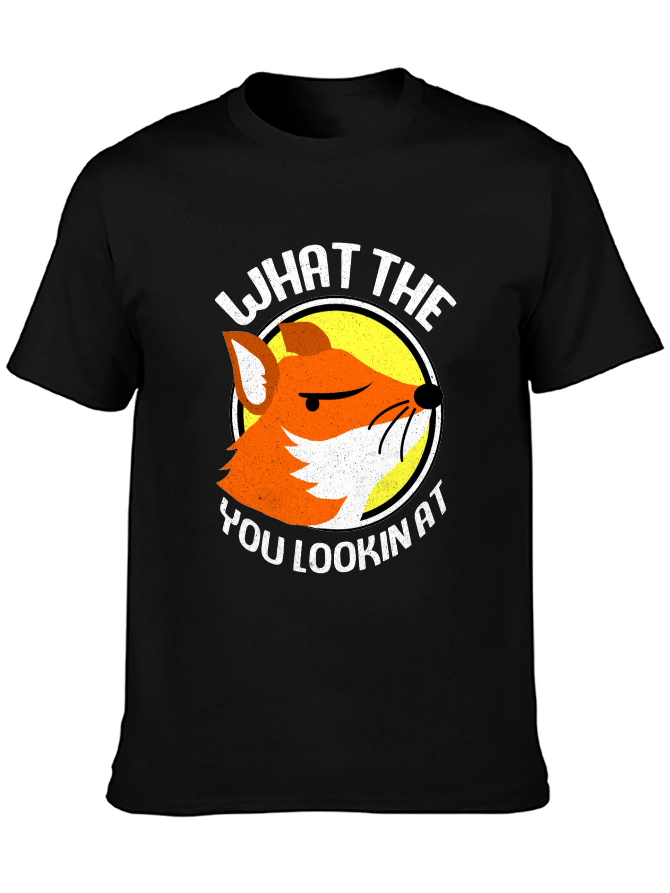 Funny Fox T-Shirt - What The You Lookin At