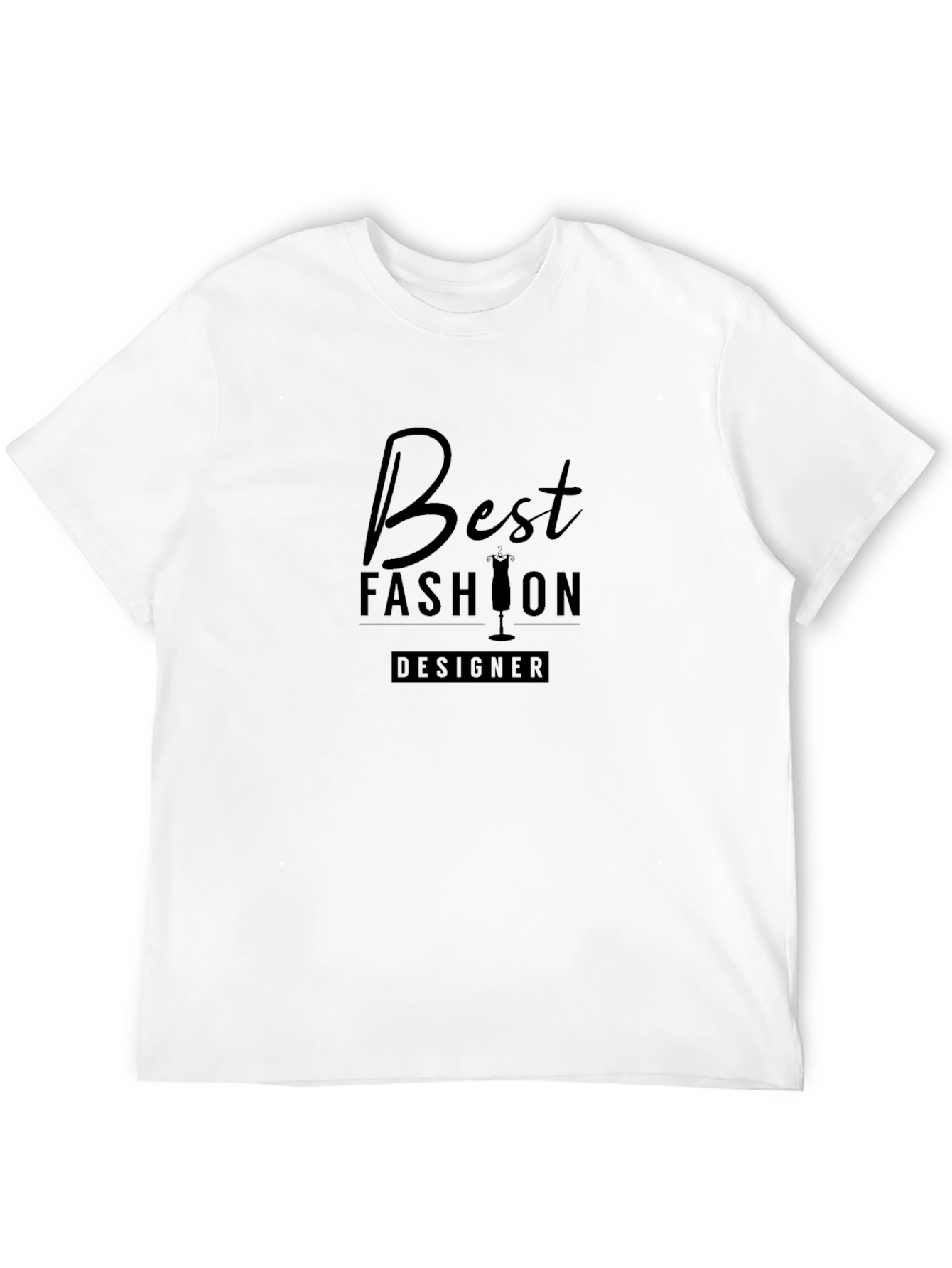 Best Fashion Designer Black T-Shirt