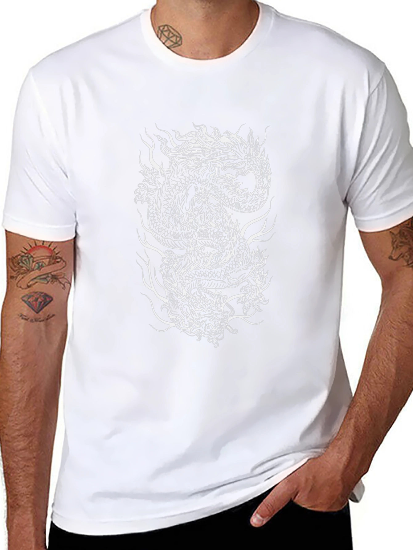 Dragon Graphic Black T-Shirt