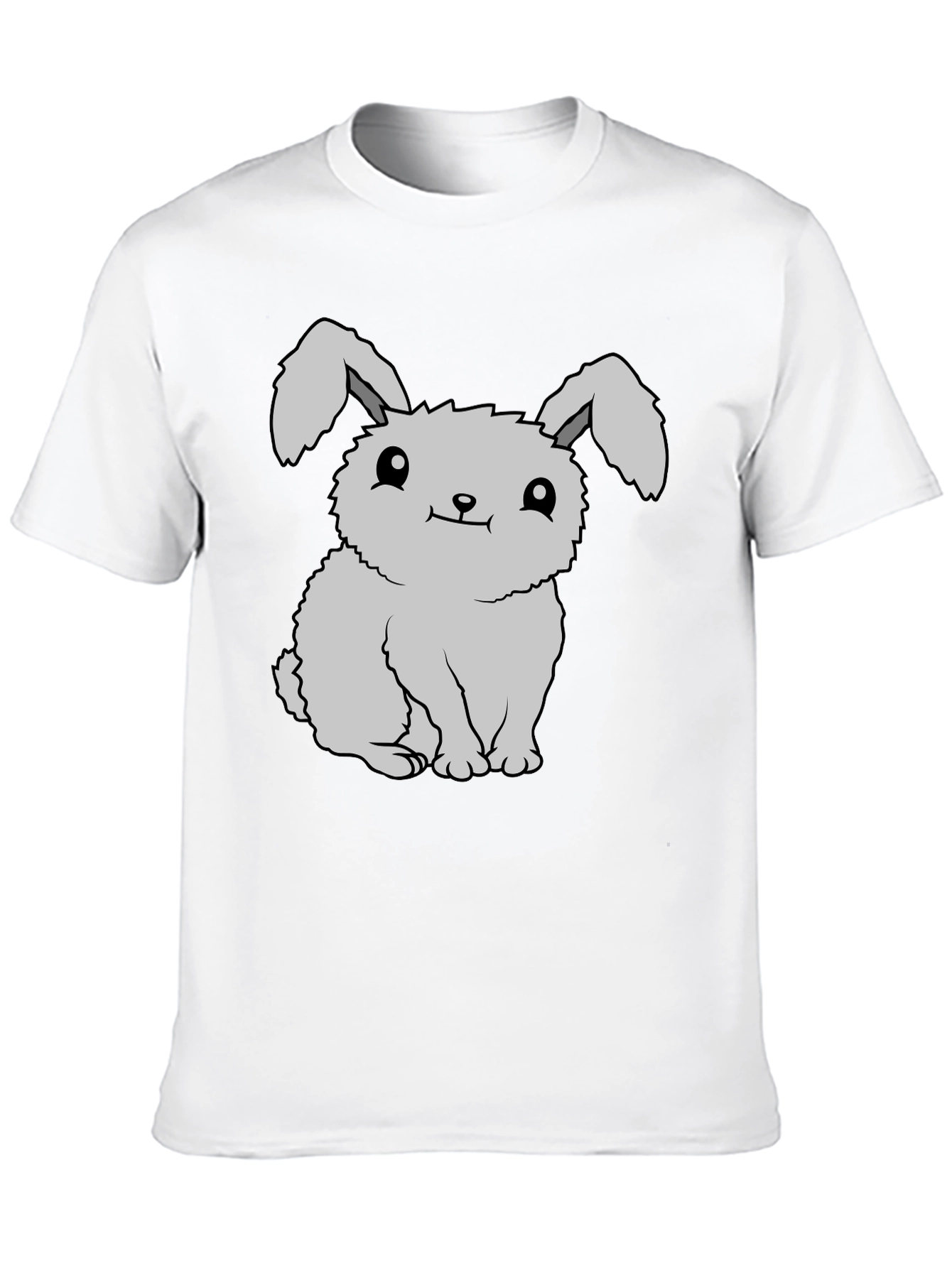 Cute Bunny Graphic Tee - Soft Cotton Comfort