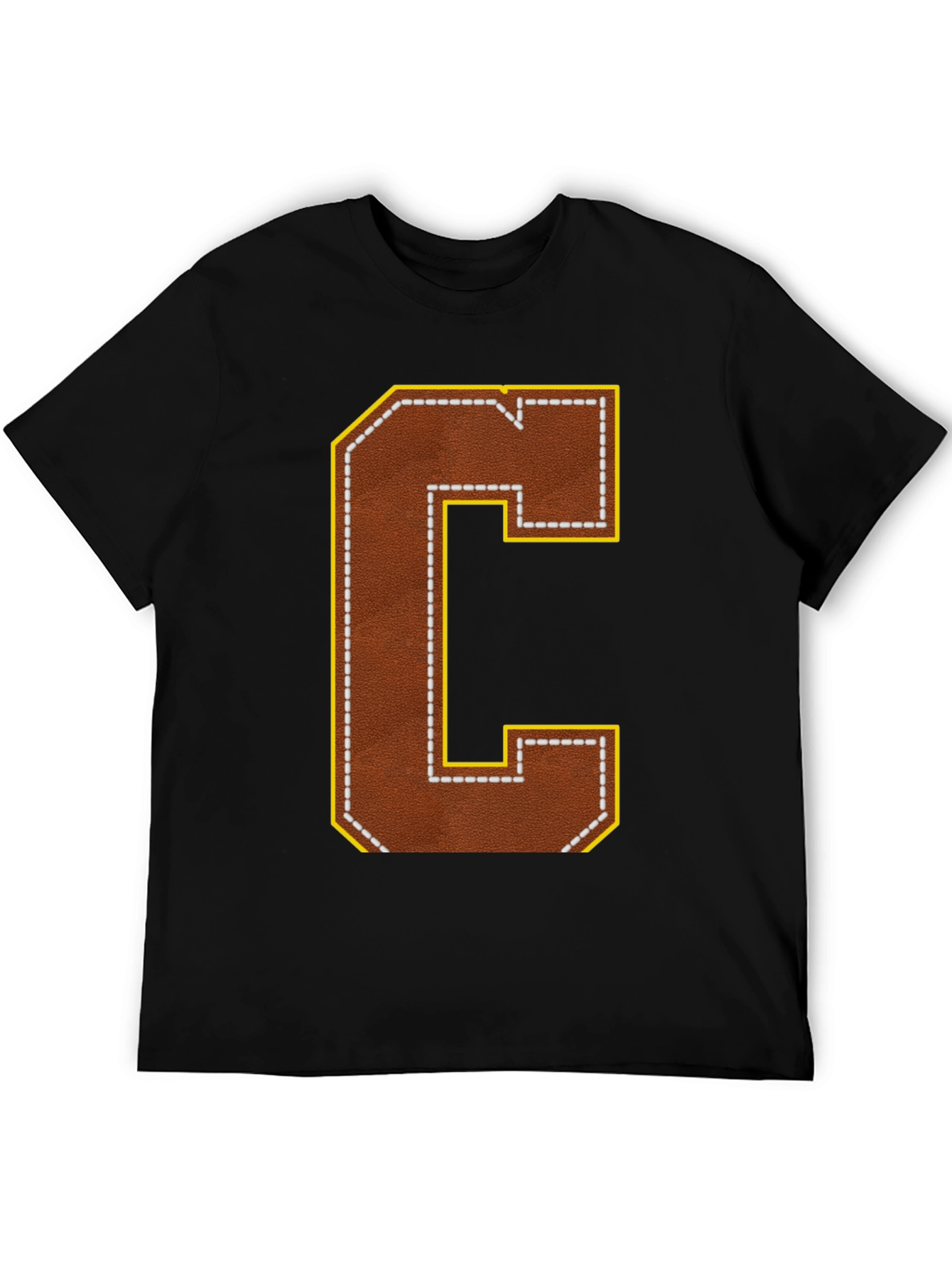 Letter C Football Style Graphic Tee