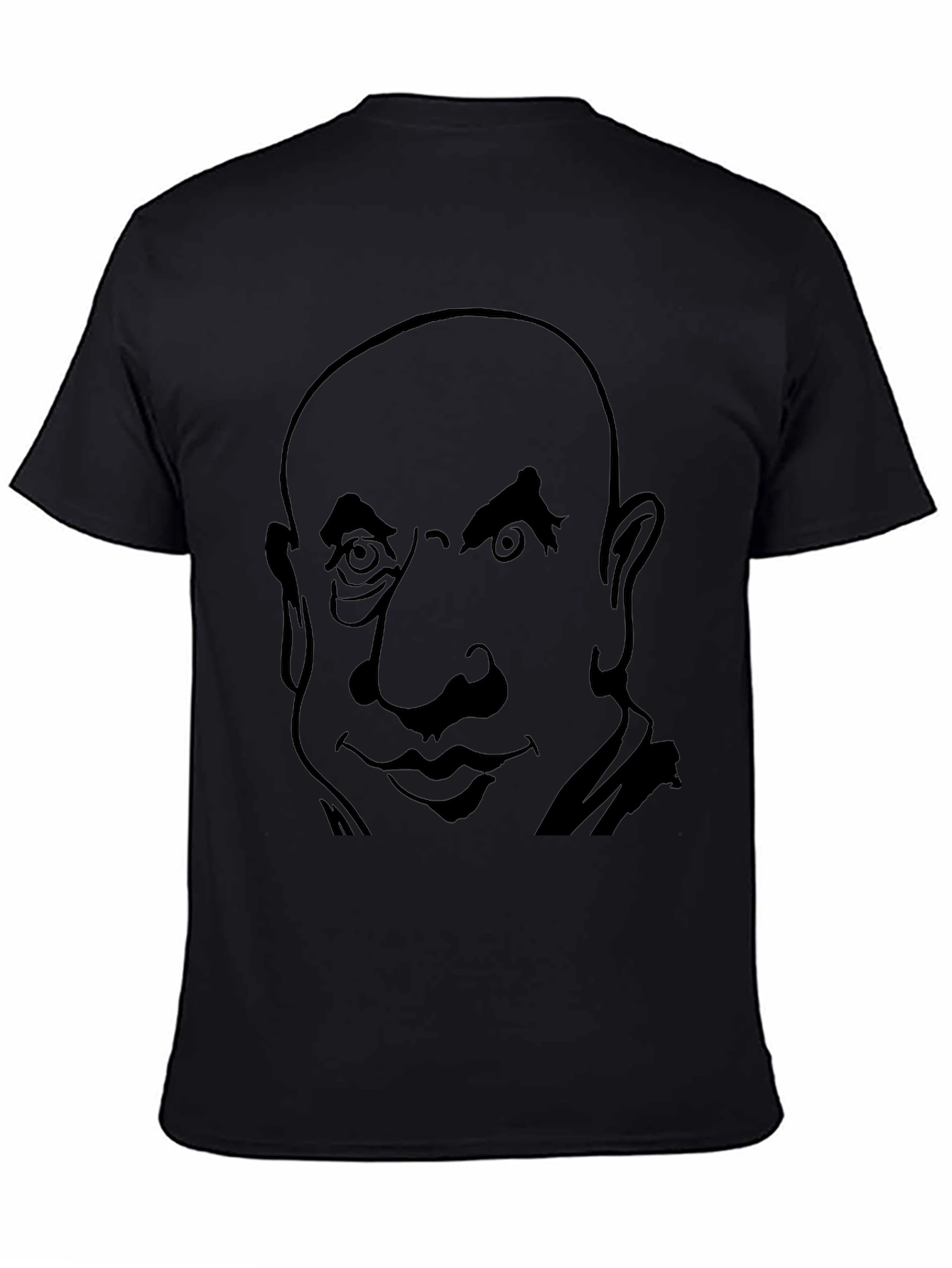Bold Graphic T-Shirt - Cartoon Face Design