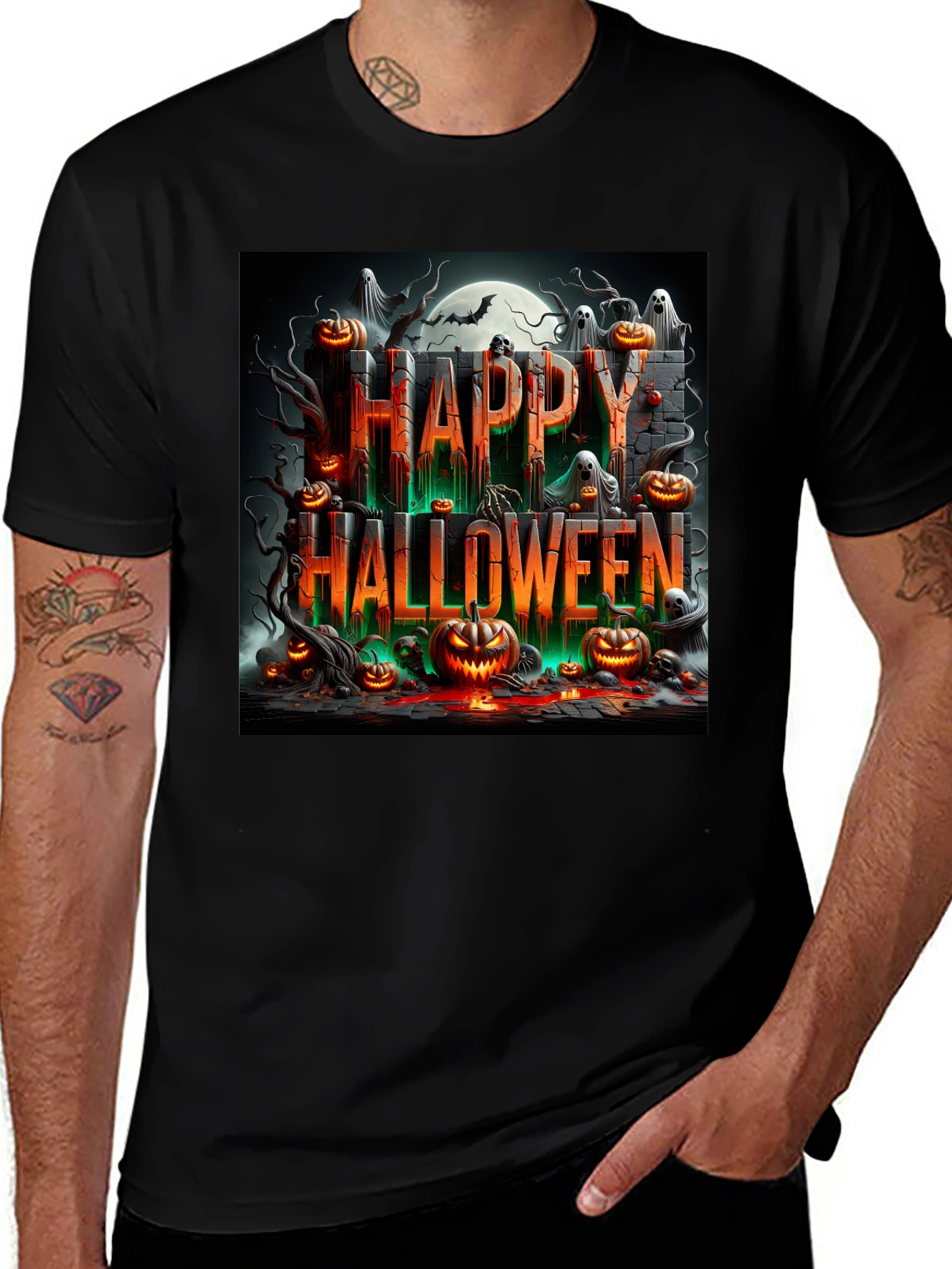 Spooky Happy Halloween T-Shirt