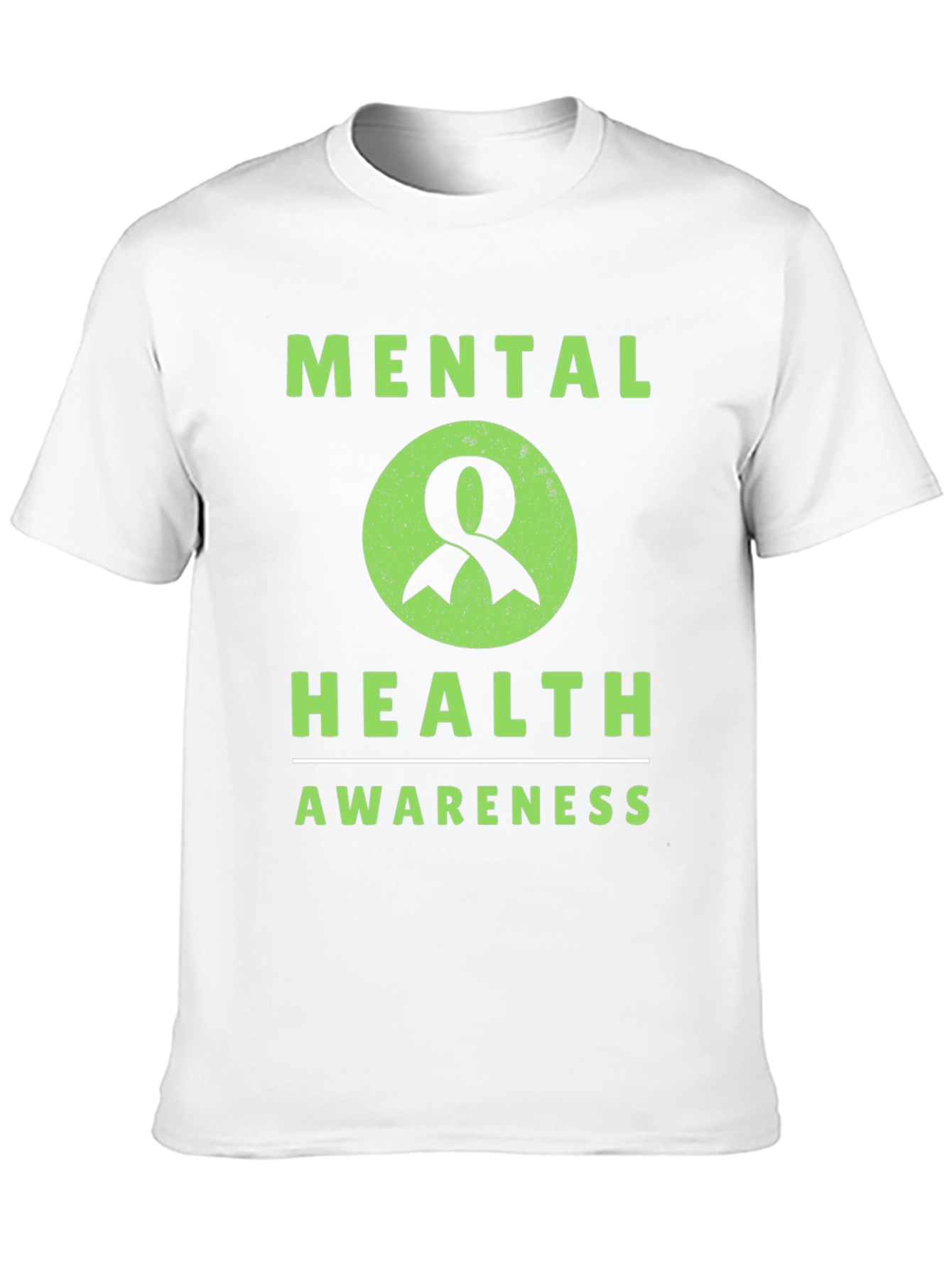 Mental Health Awareness Ribbon Graphic Tee