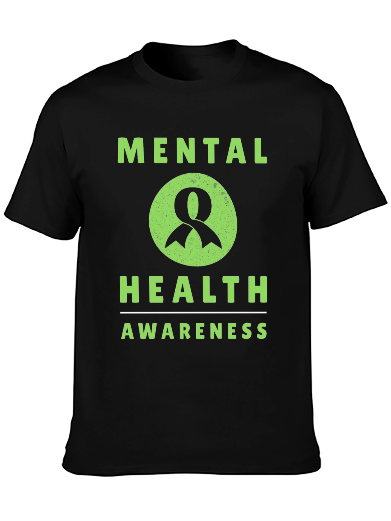 Mental Health Awareness Ribbon Graphic Tee
