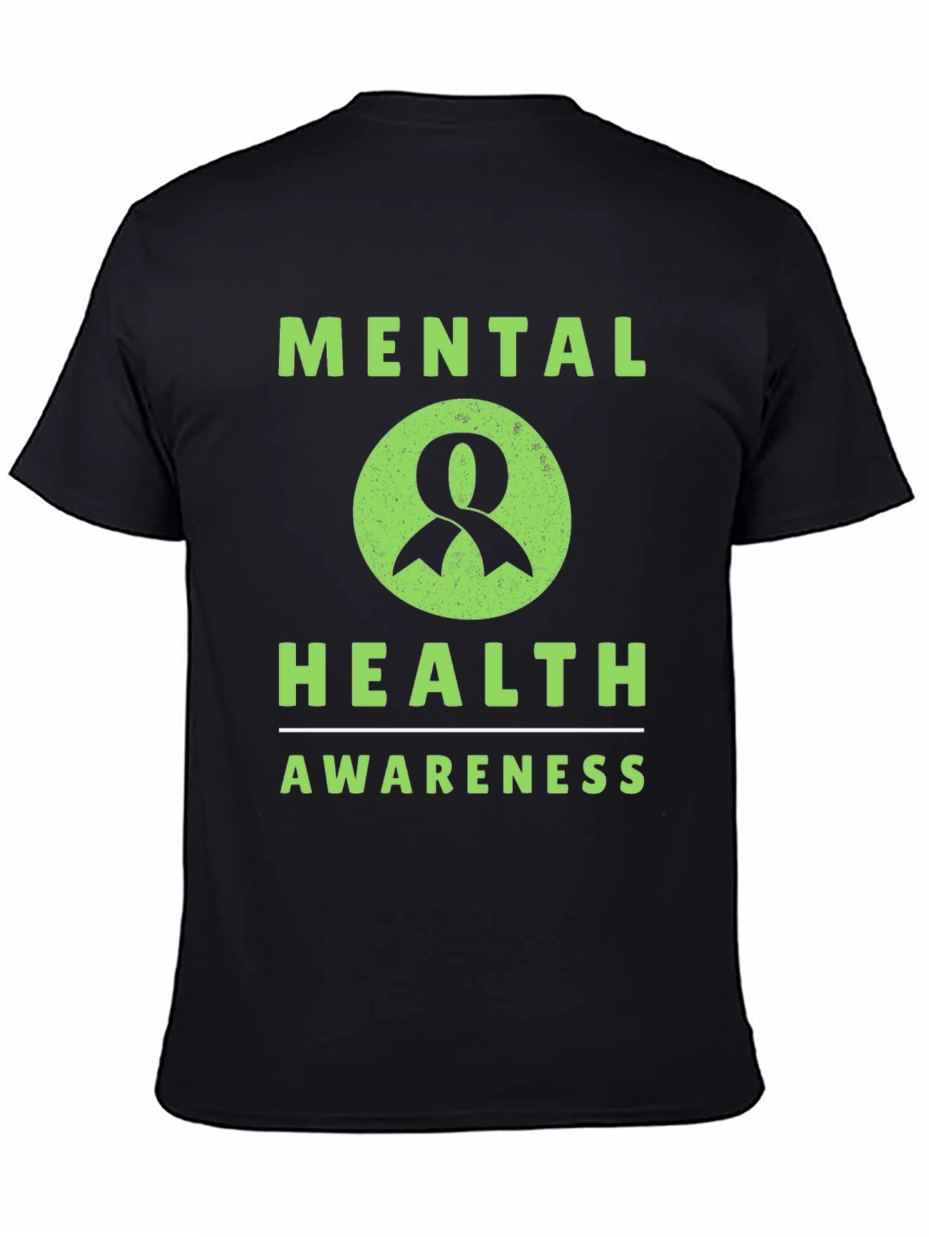 Mental Health Awareness Ribbon Graphic Tee