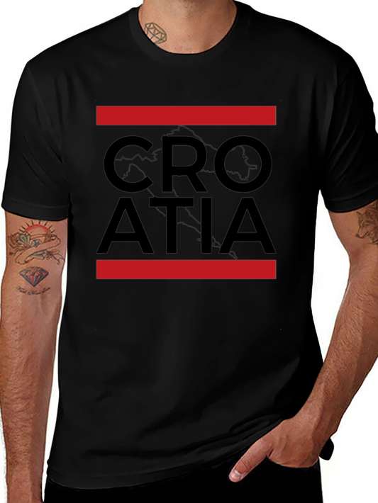 Croatia Map T-Shirt - Stylish National Pride Tee